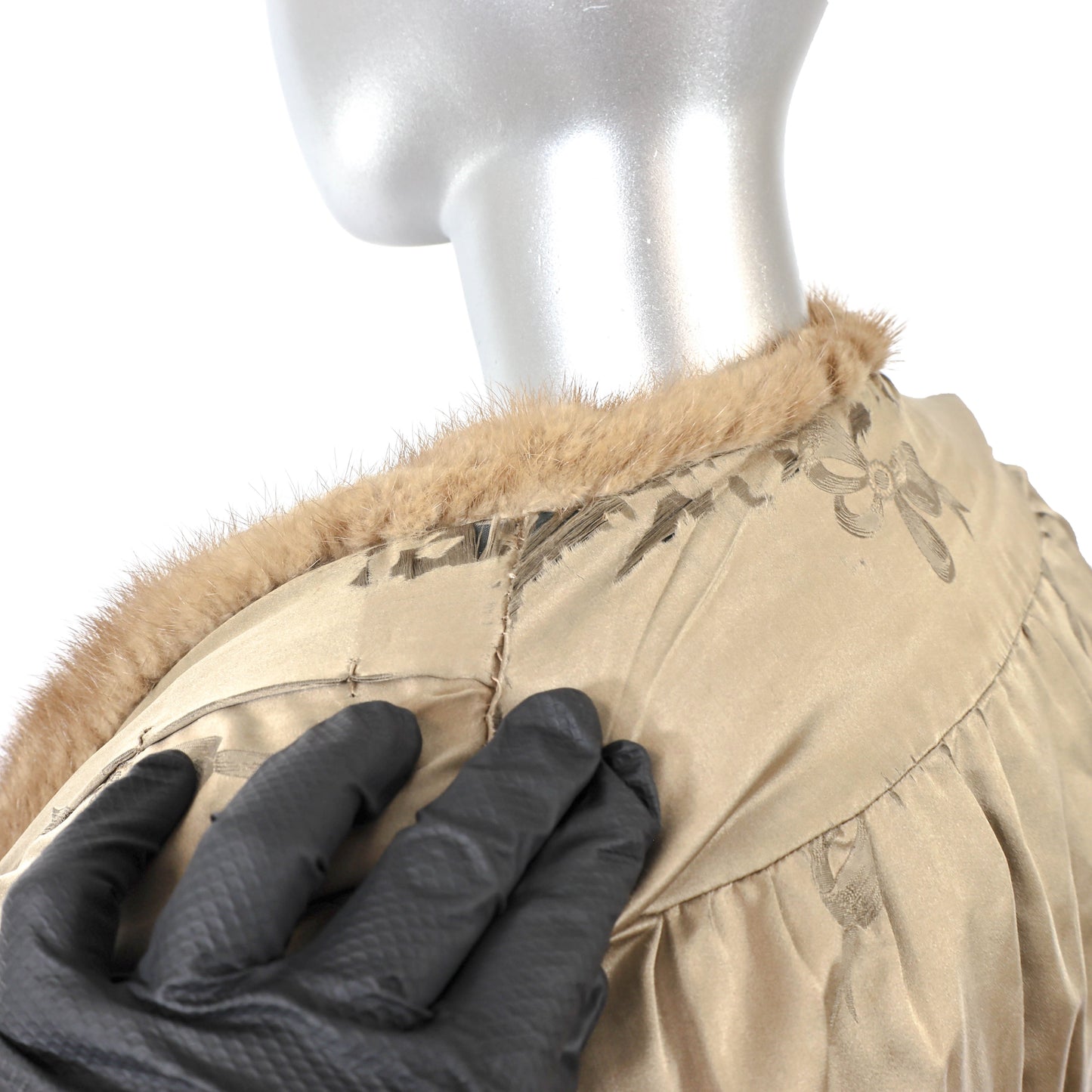 Light Brown Mink Coat- Size XL