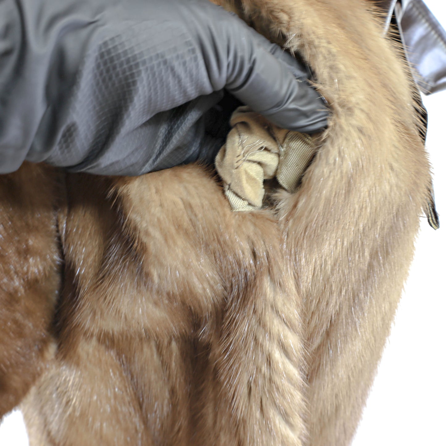 Light Brown Mink Coat- Size XL