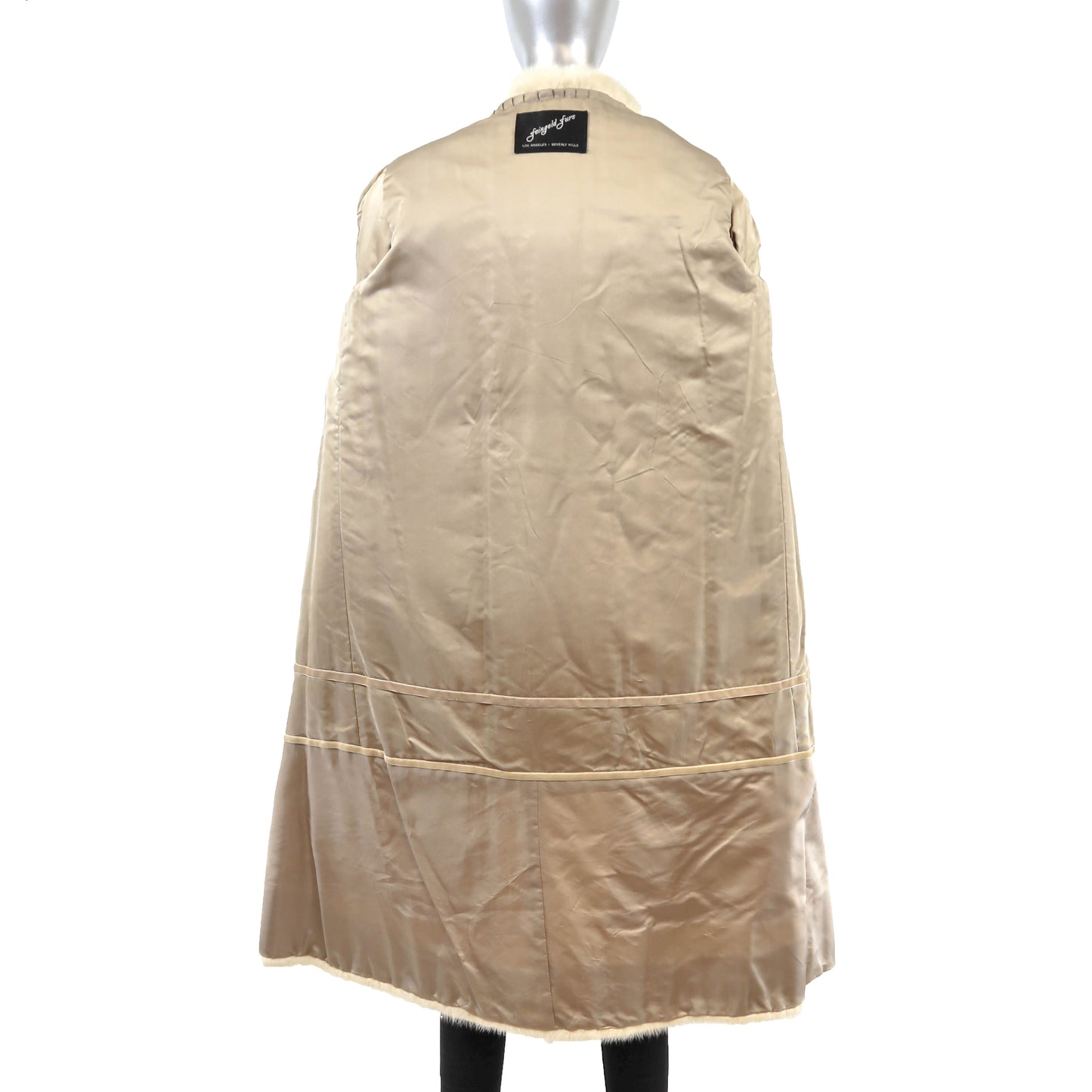 Ivory Mink Coat- Size M