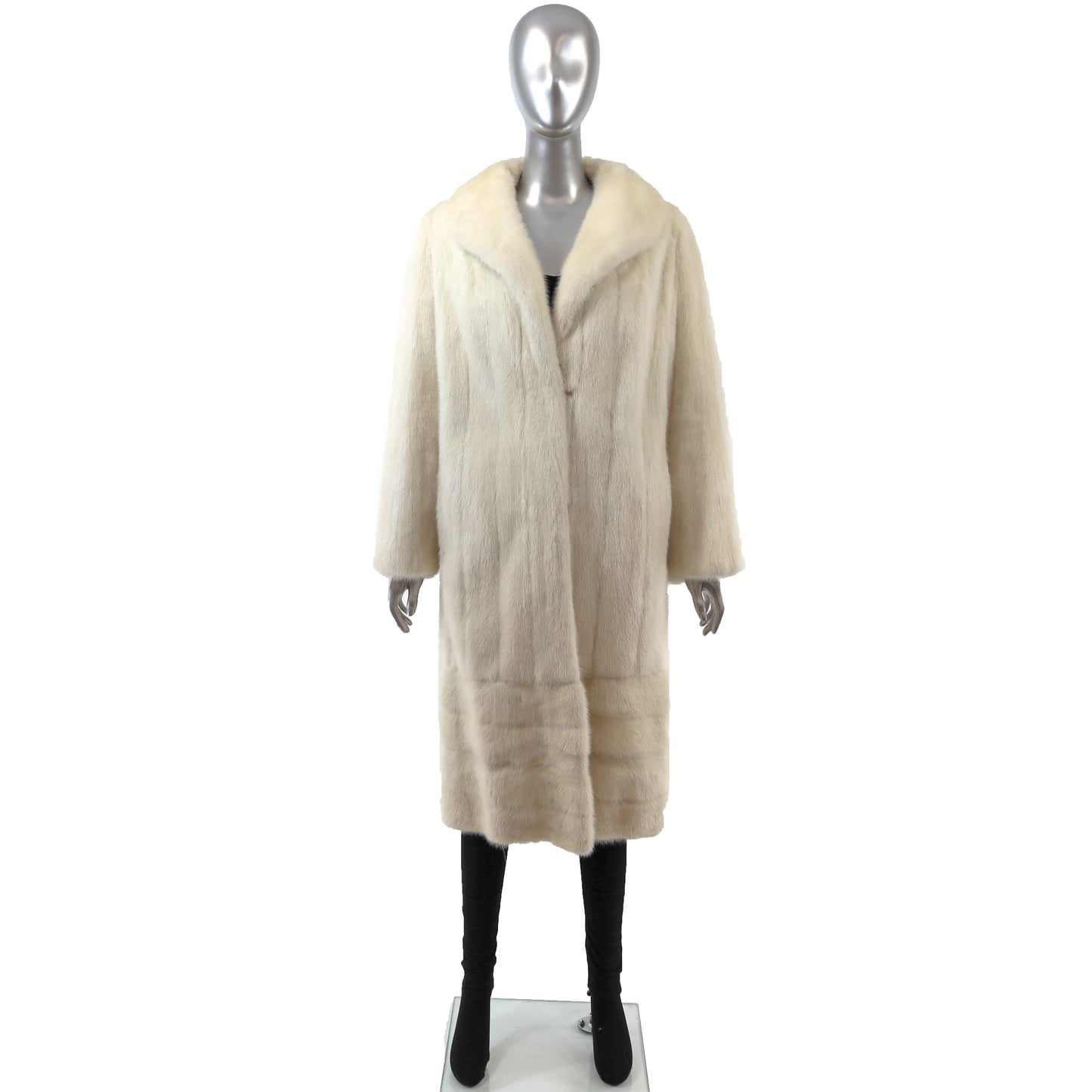 Ivory Mink Coat- Size M