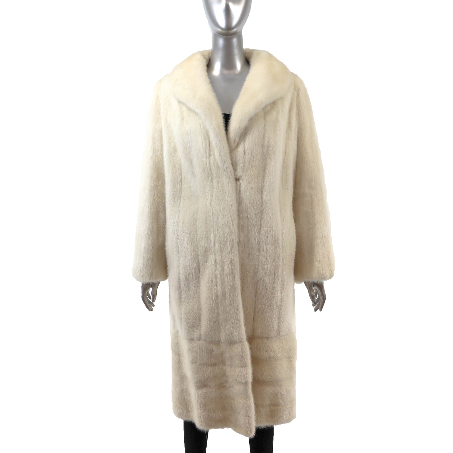 Ivory Mink Coat- Size M