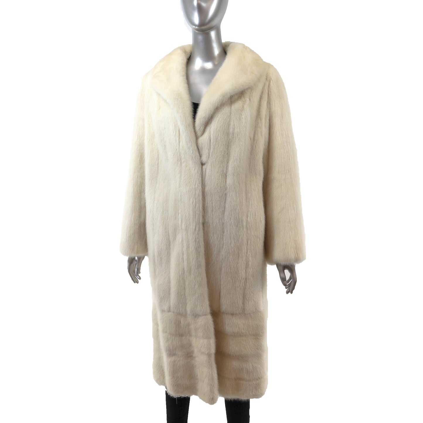 Ivory Mink Coat- Size M