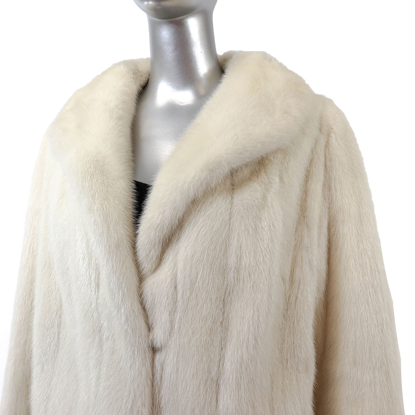 Ivory Mink Coat- Size M