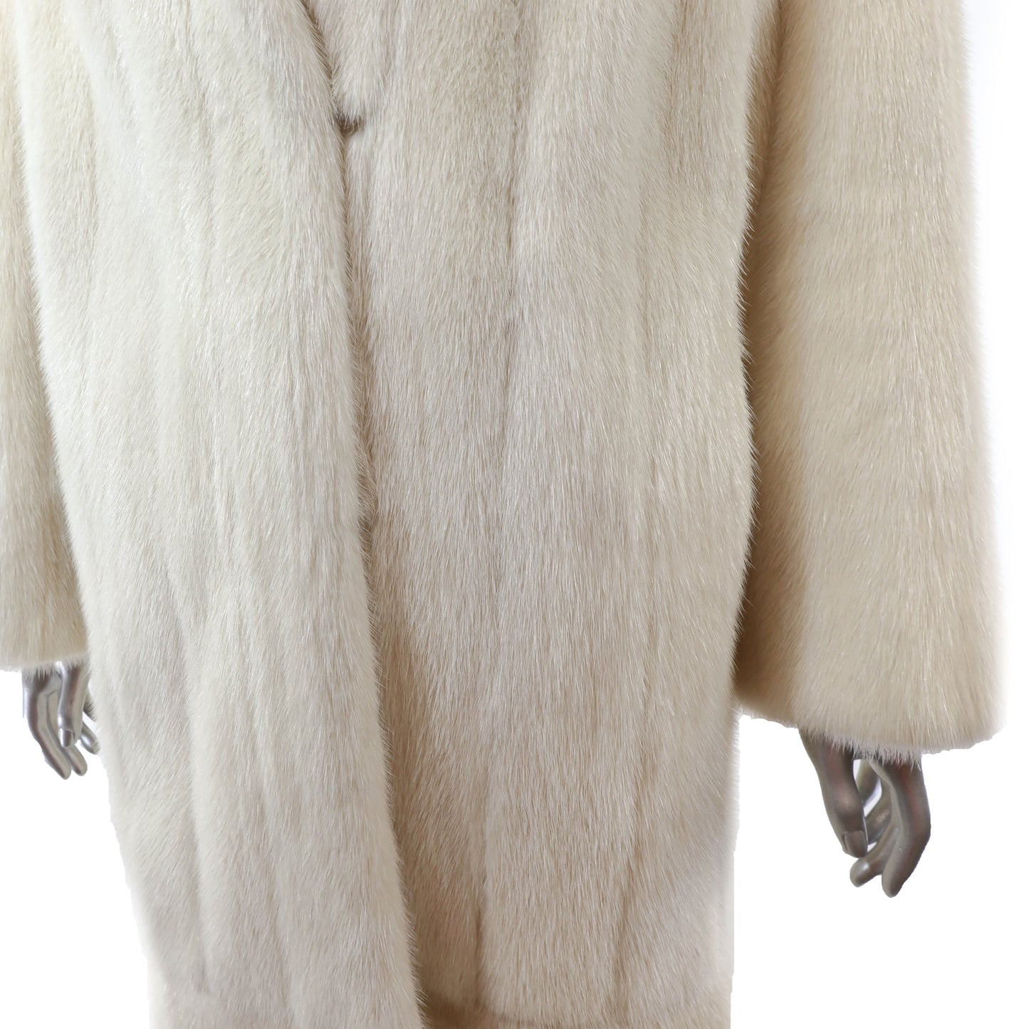 Ivory Mink Coat- Size M