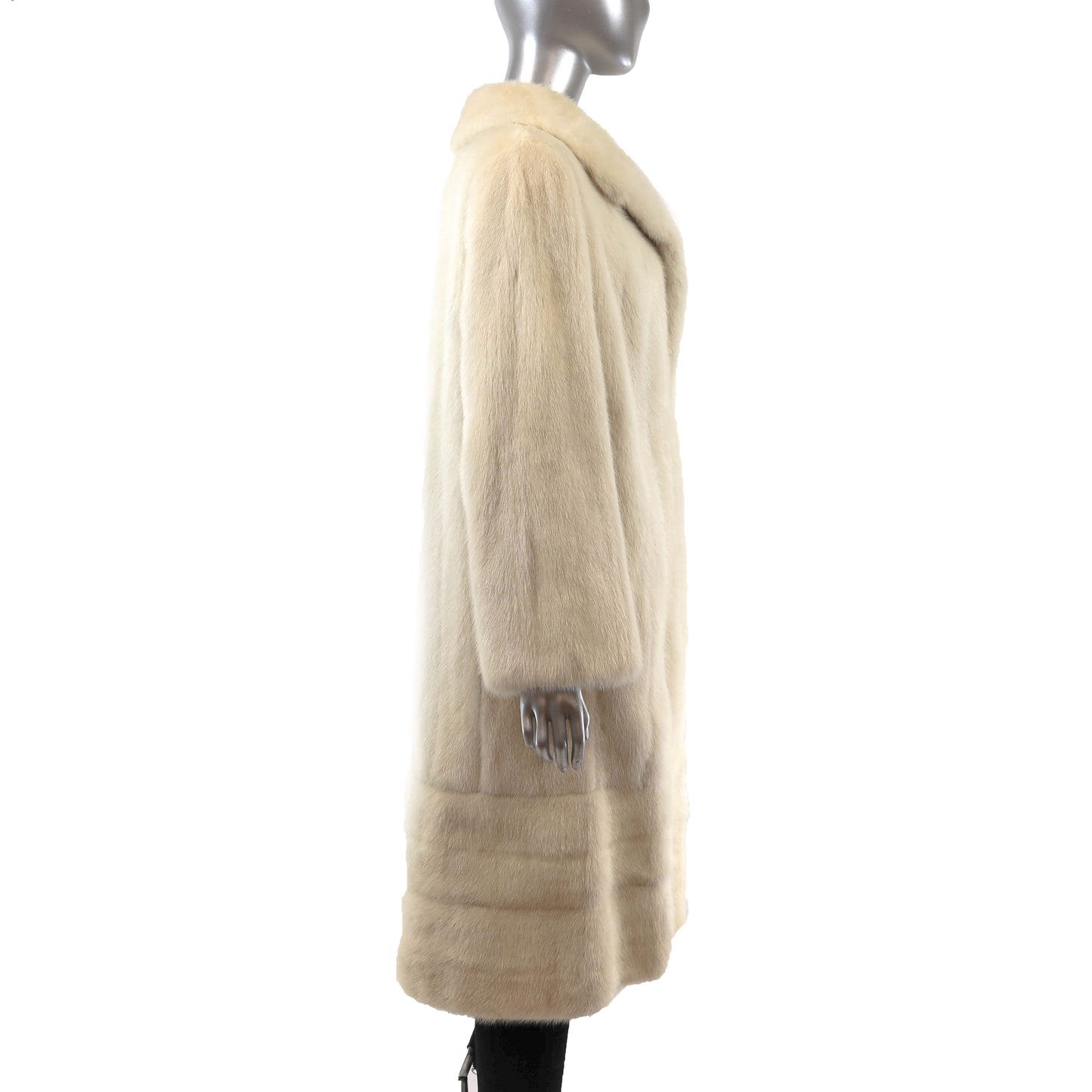 Ivory Mink Coat- Size M