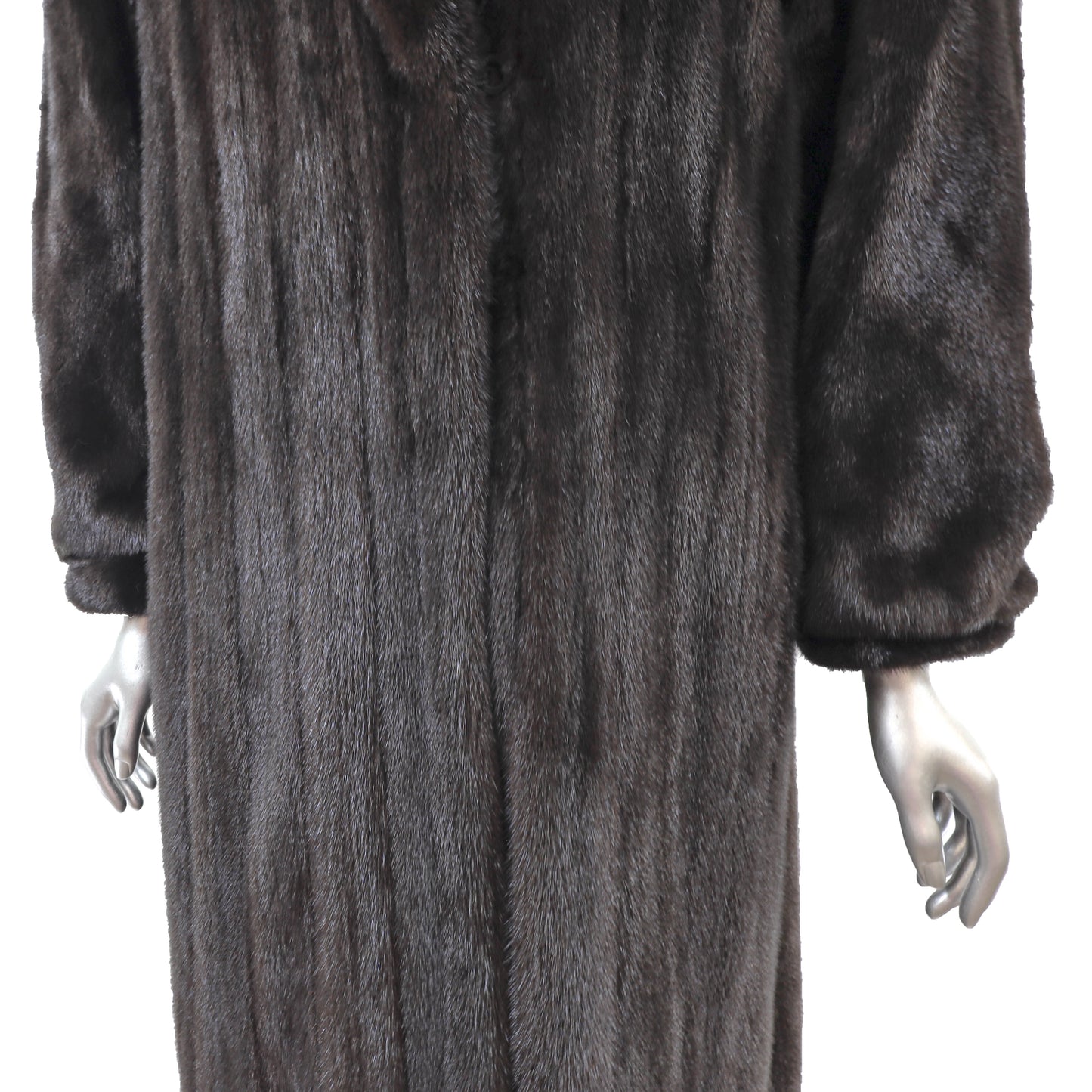 Blackglama/ Evans Black Mink Coat- Size L