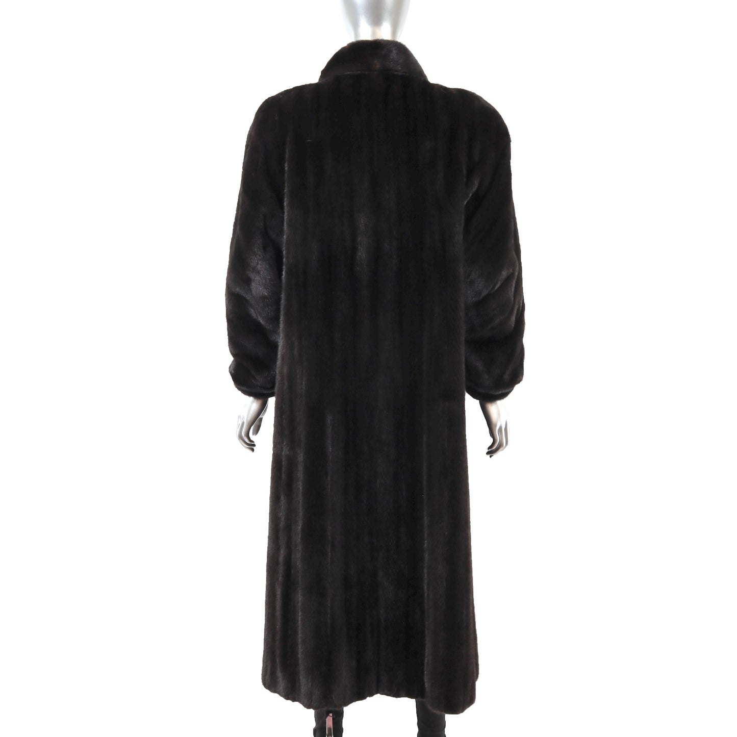 Blackglama/ Evans Black Mink Coat- Size L
