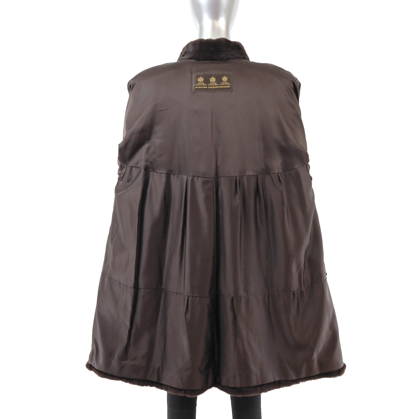 Birger Christensen/ Saks Fifth Avenue Sheared Mink 3/4 Coat- Size L-XL