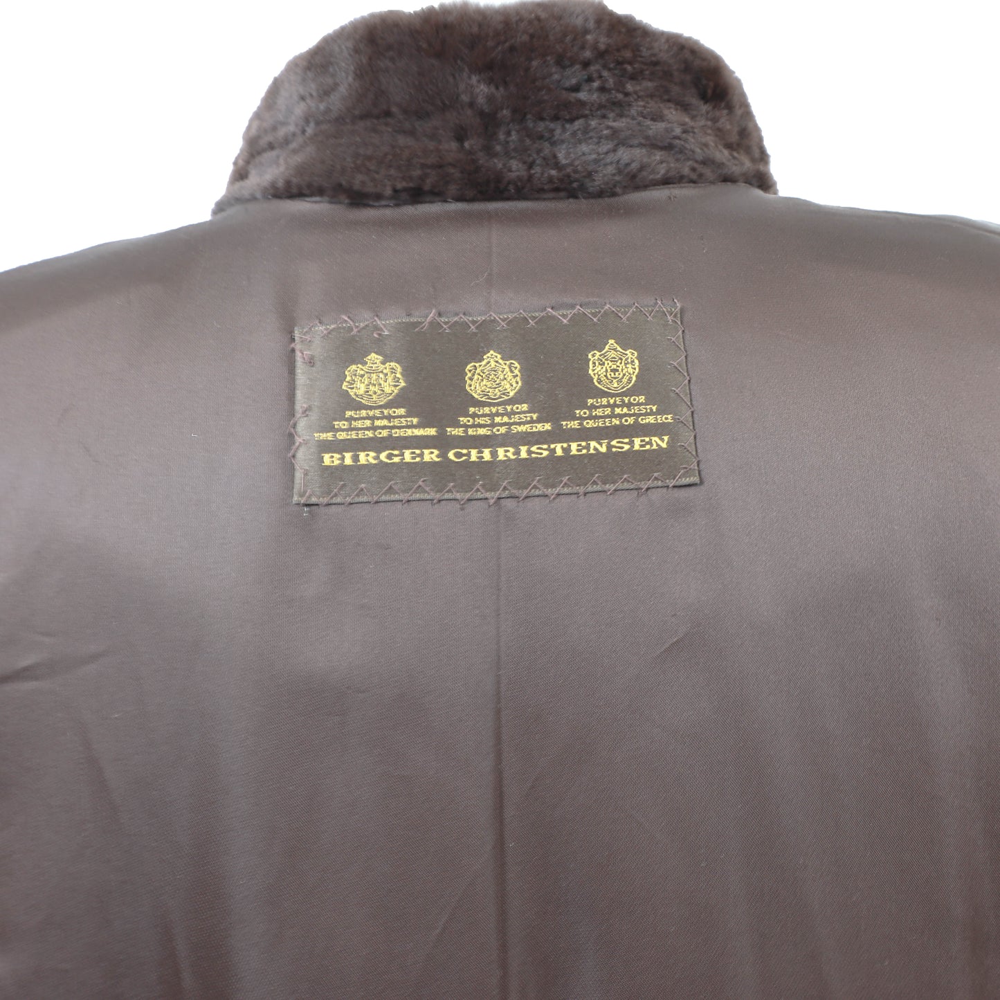 Birger Christensen/ Saks Fifth Avenue Sheared Mink 3/4 Coat- Size L-XL