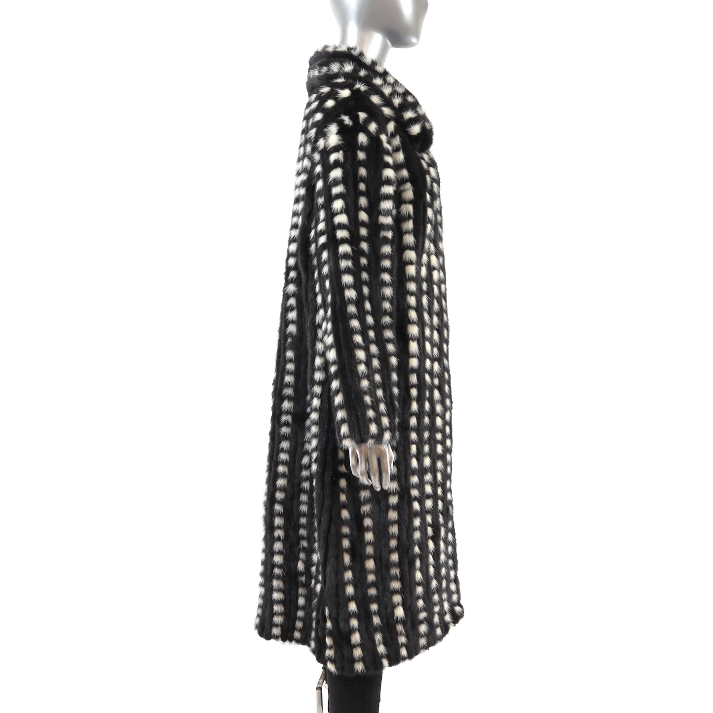 Multicolor Mink Coat- Size L-XL