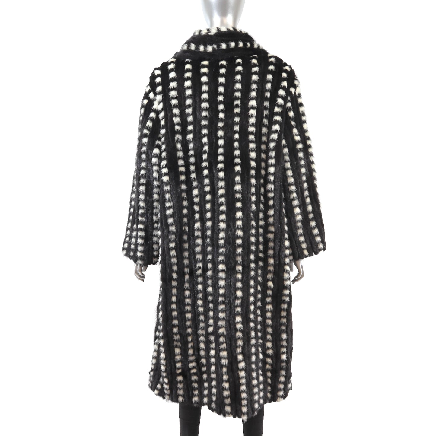 Multicolor Mink Coat- Size L-XL