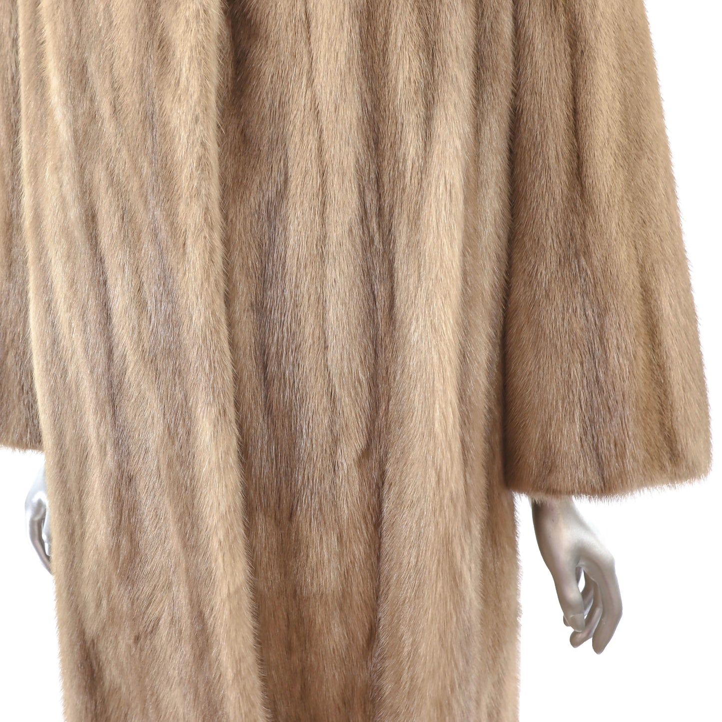 Light Brown Mink Coat- Size XL