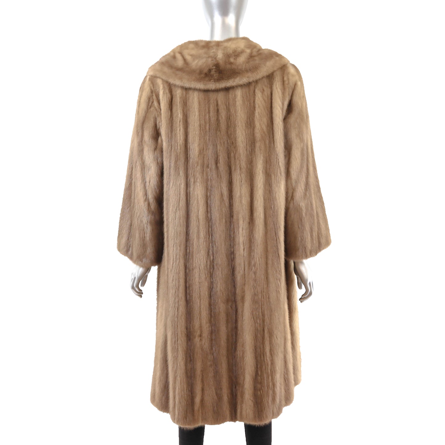 Light Brown Mink Coat- Size XL