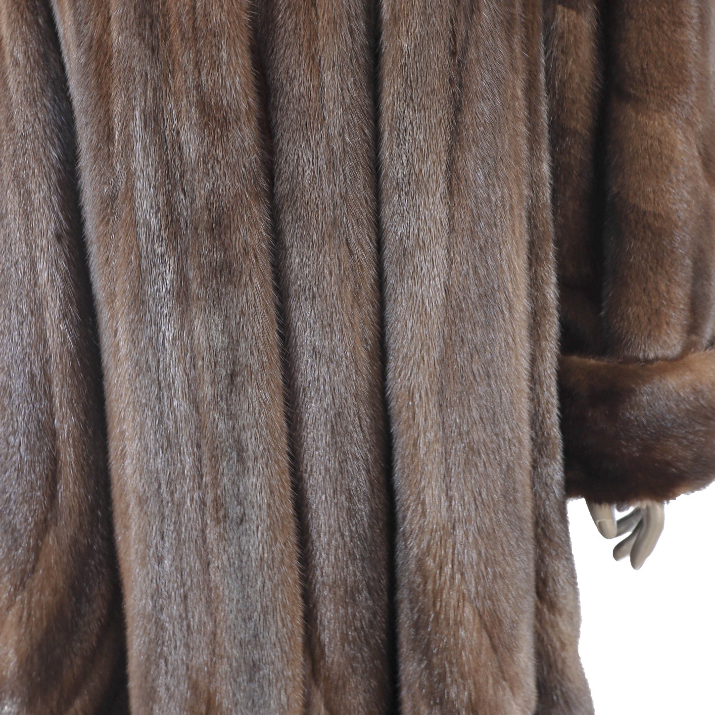 Dennis Basso Brown Mink Swing Coat- Size XL
