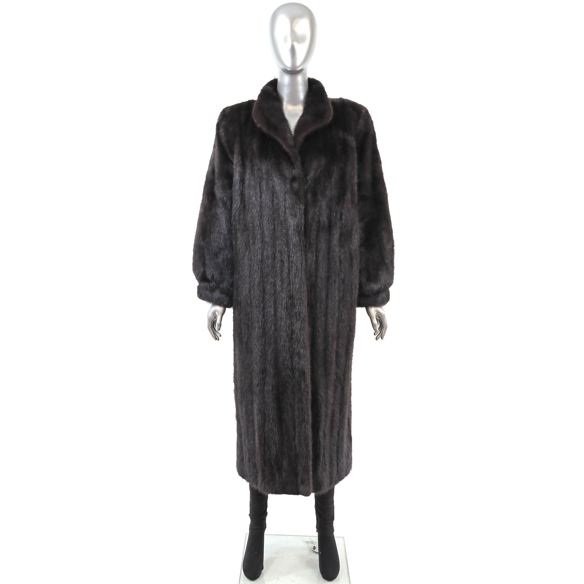 Dark Brown Mink Coat- Size M