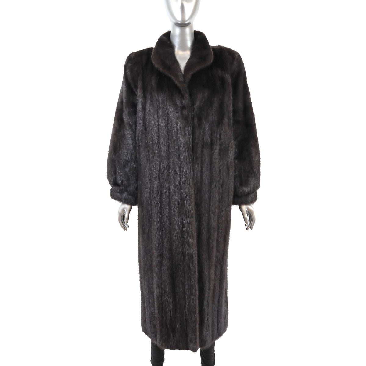 Dark Brown Mink Coat- Size M
