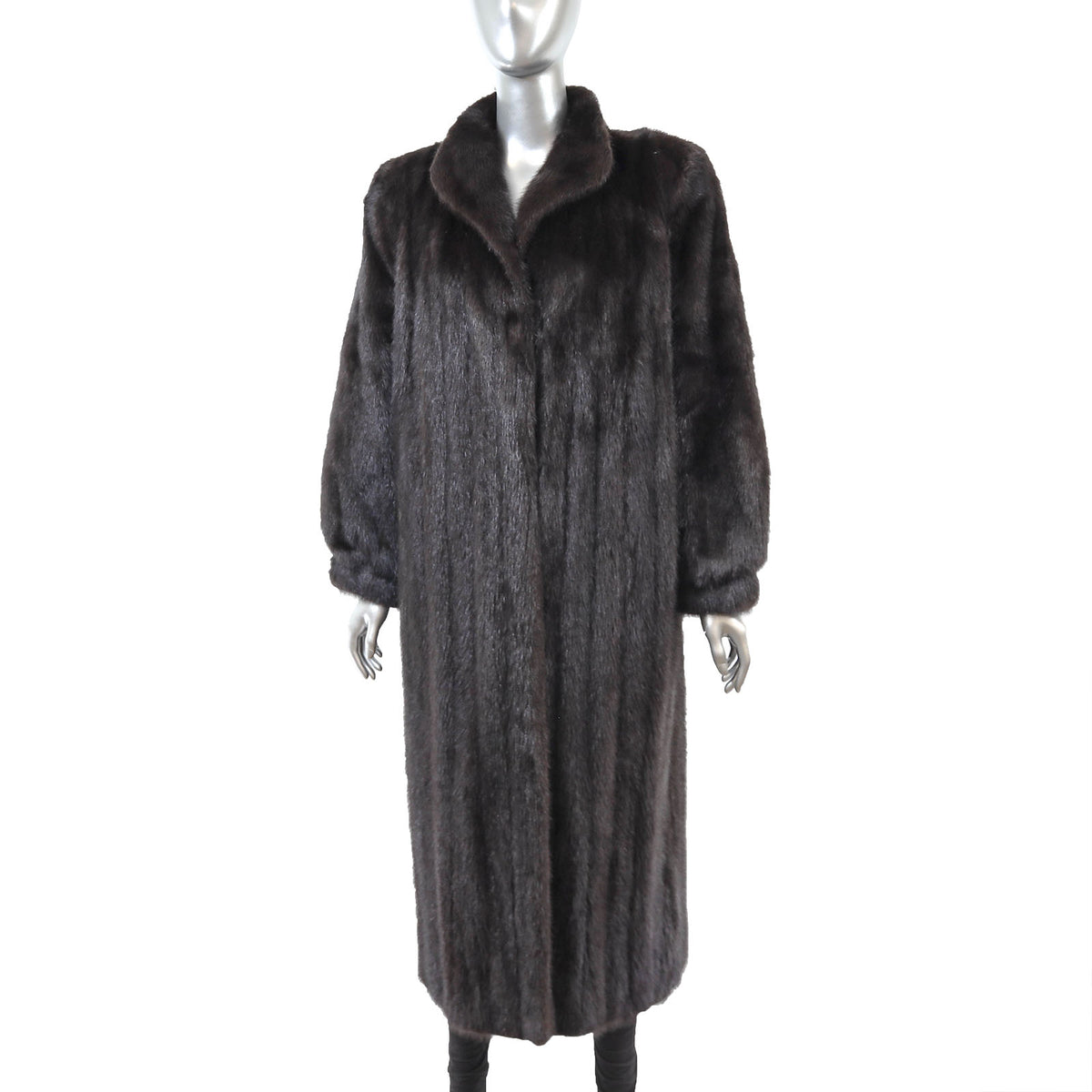 Dark Brown Mink Coat- Size M