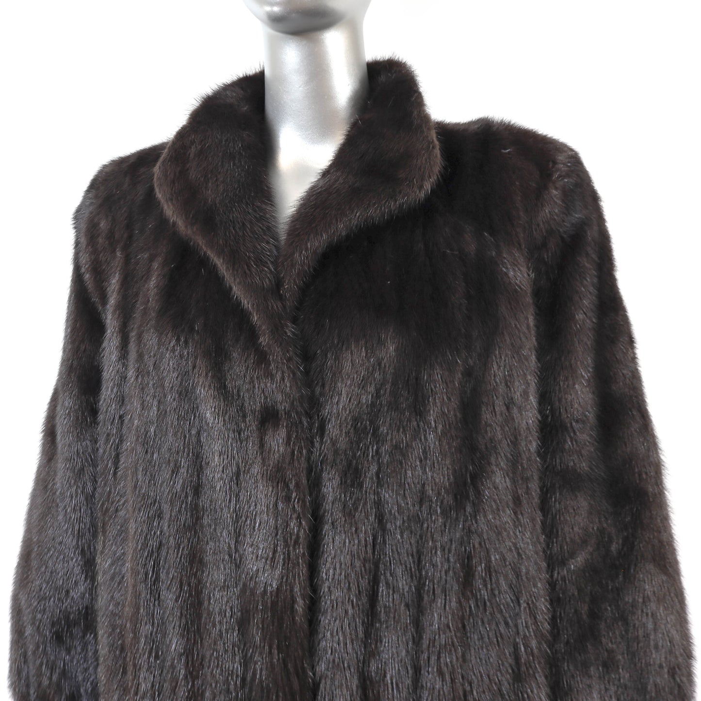 Dark Brown Mink Coat- Size M