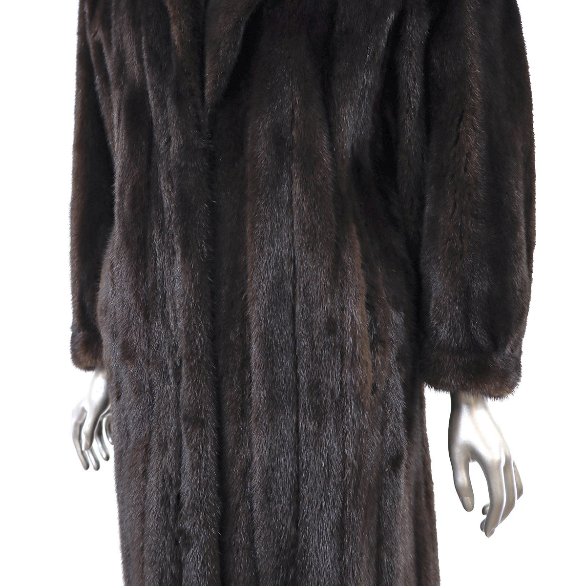 Dark Brown Mink Coat- Size M