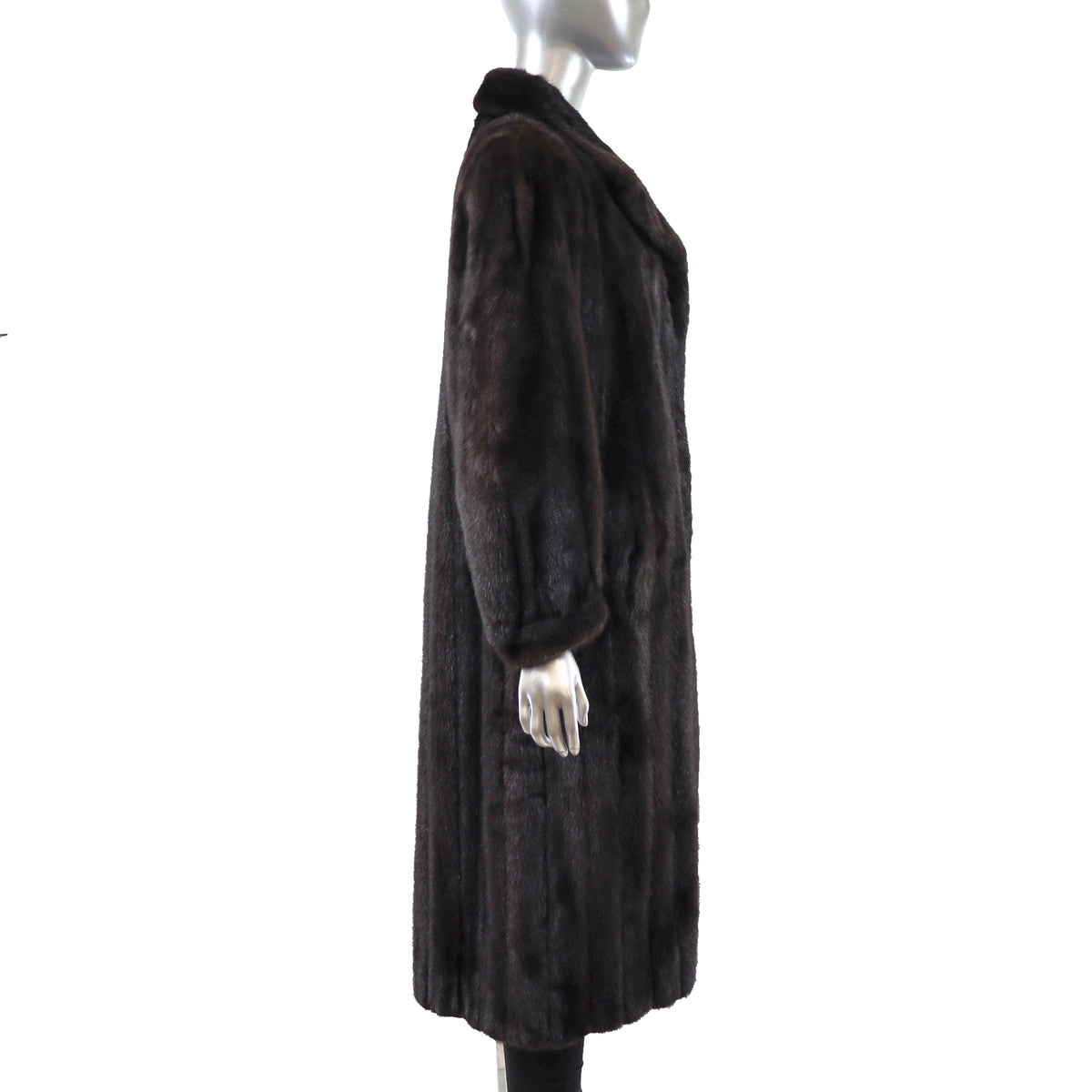 Dark Brown Mink Coat- Size M