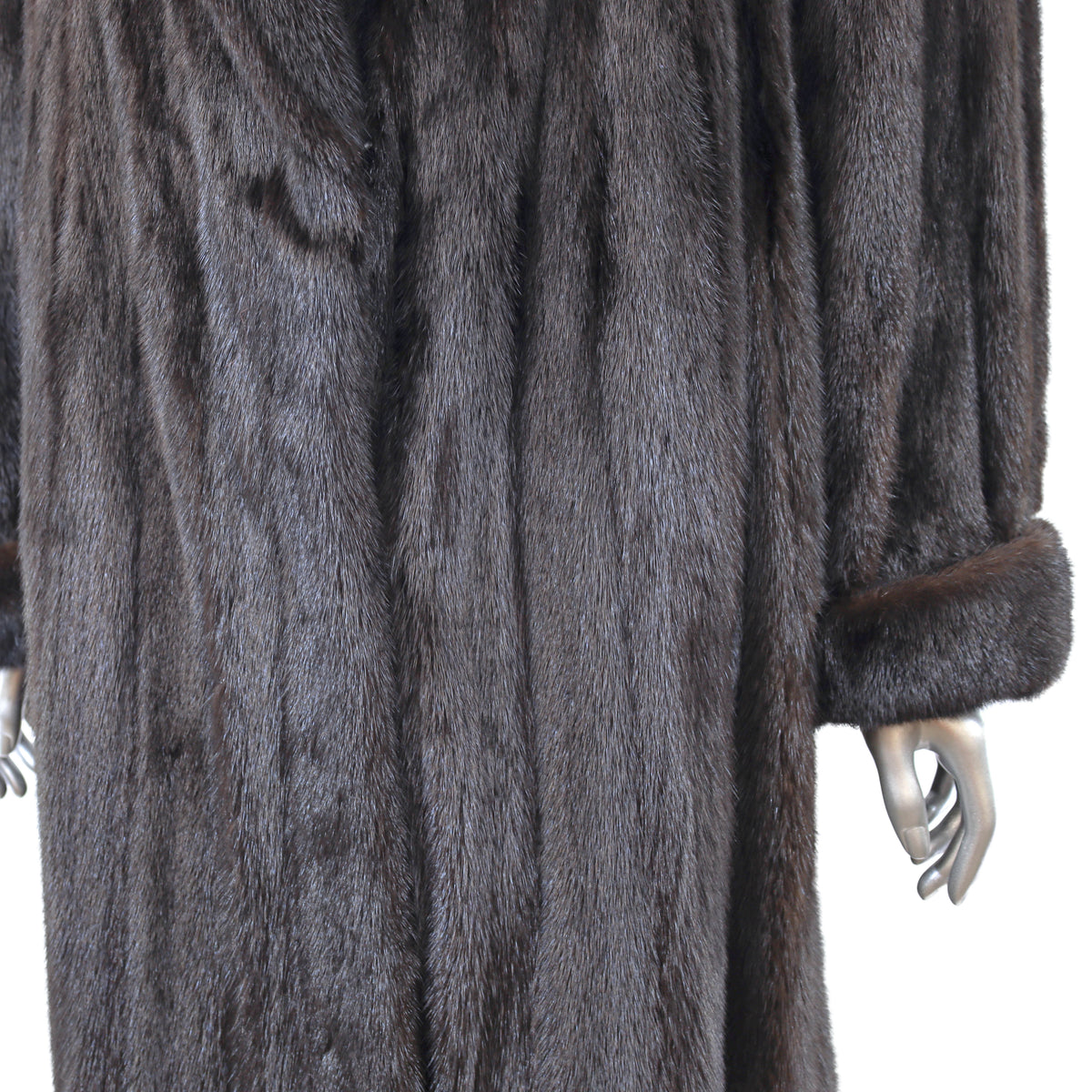 Dark Brown Mink Coat- Size XXL