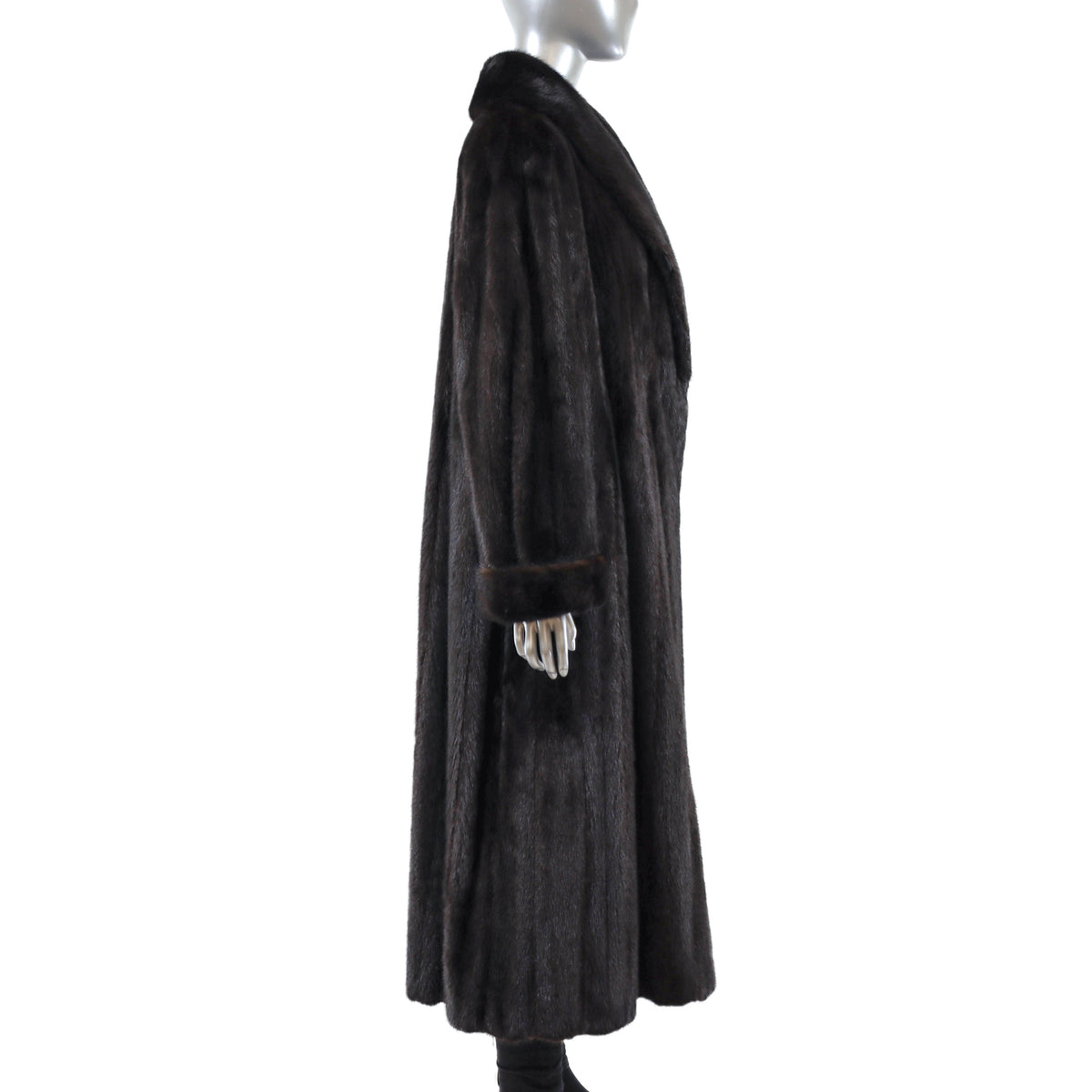 Dark Brown Mink Coat- Size XXL