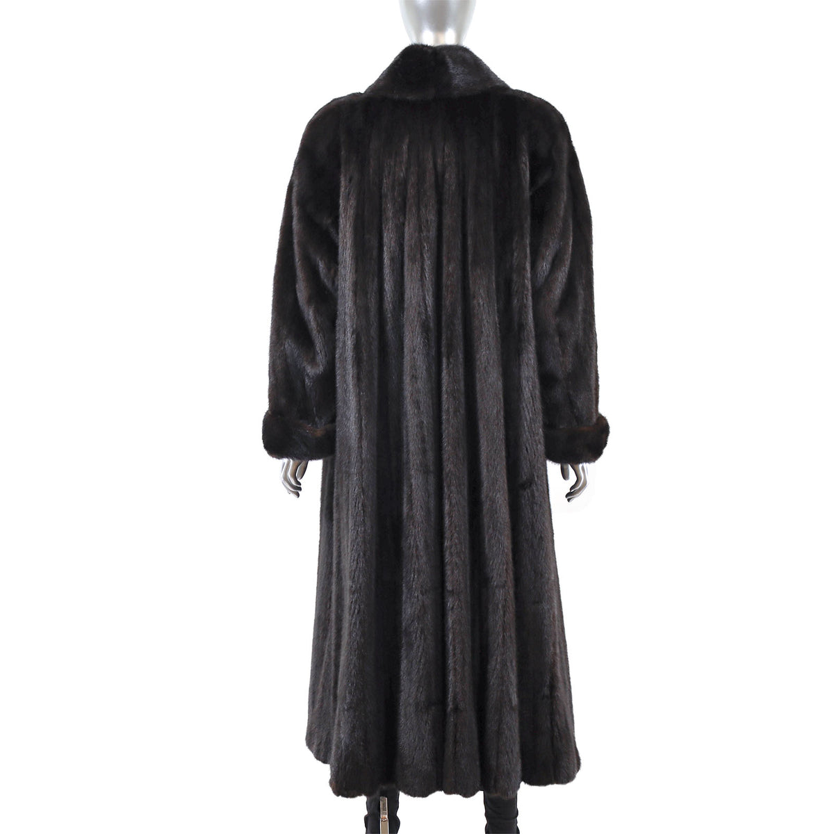 Dark Brown Mink Coat- Size XXL