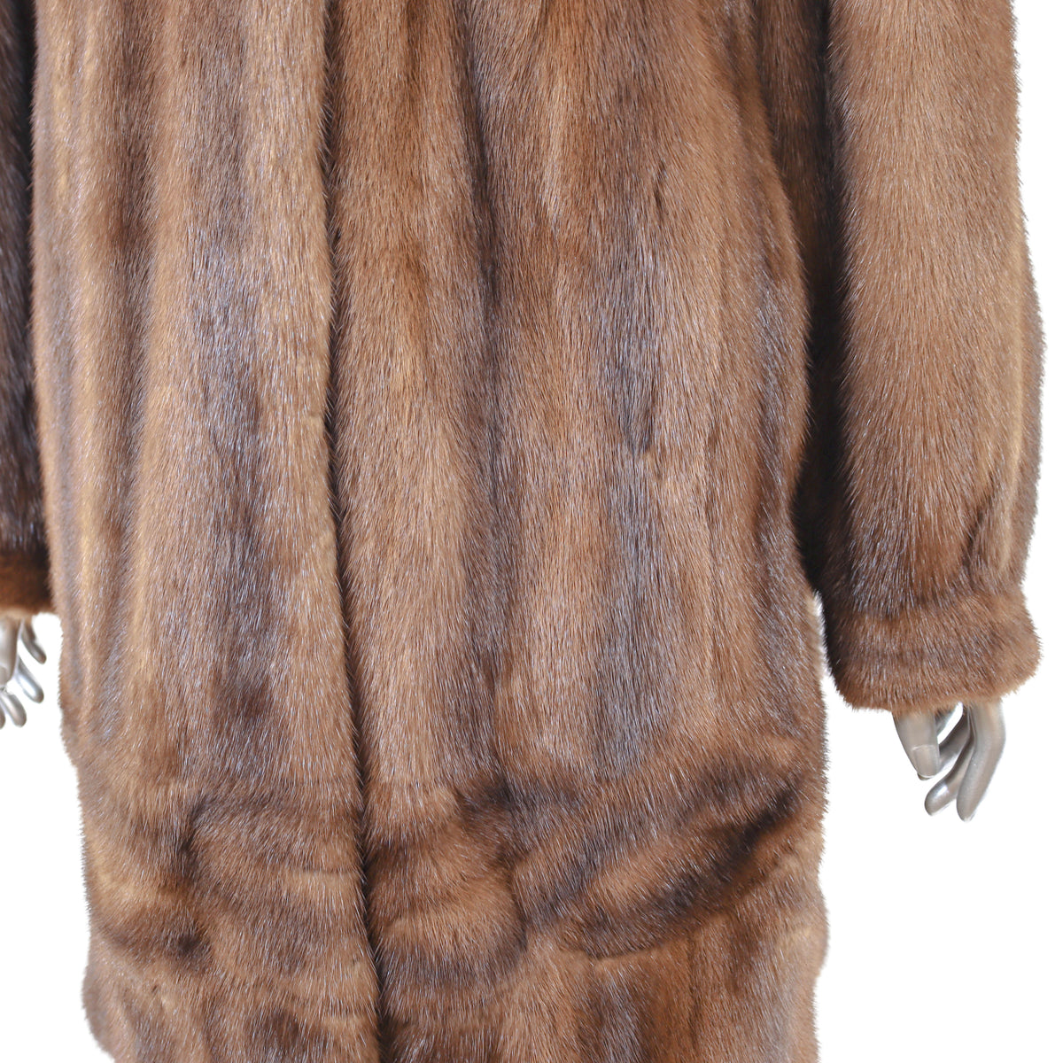 Brown Mink Coat- Size M