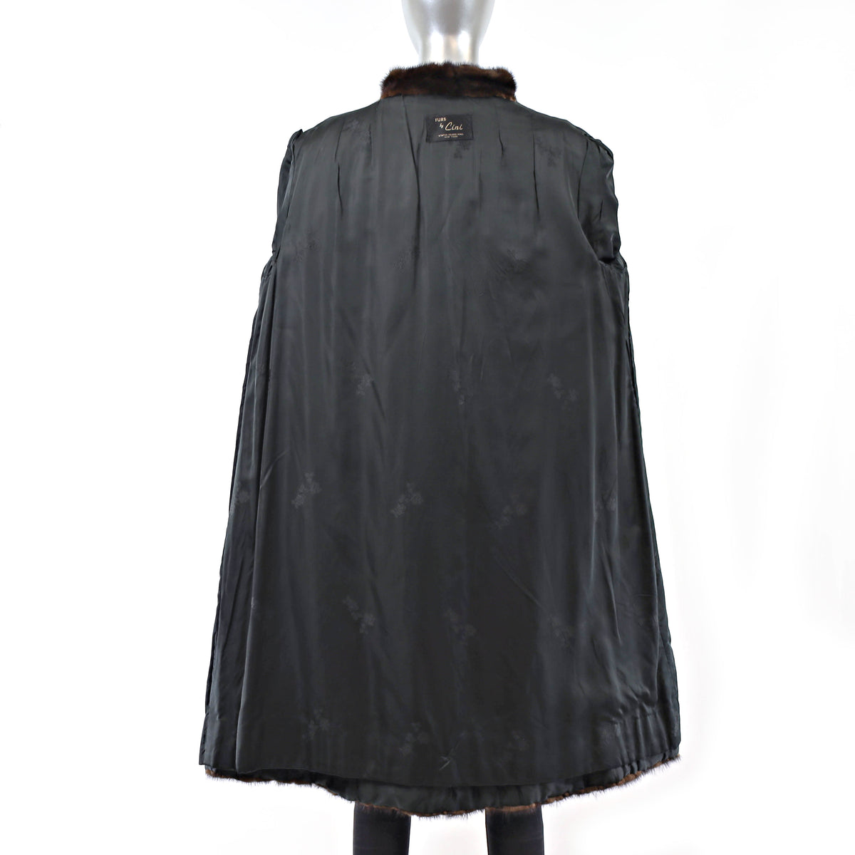 Brown Mink Coat- Size L