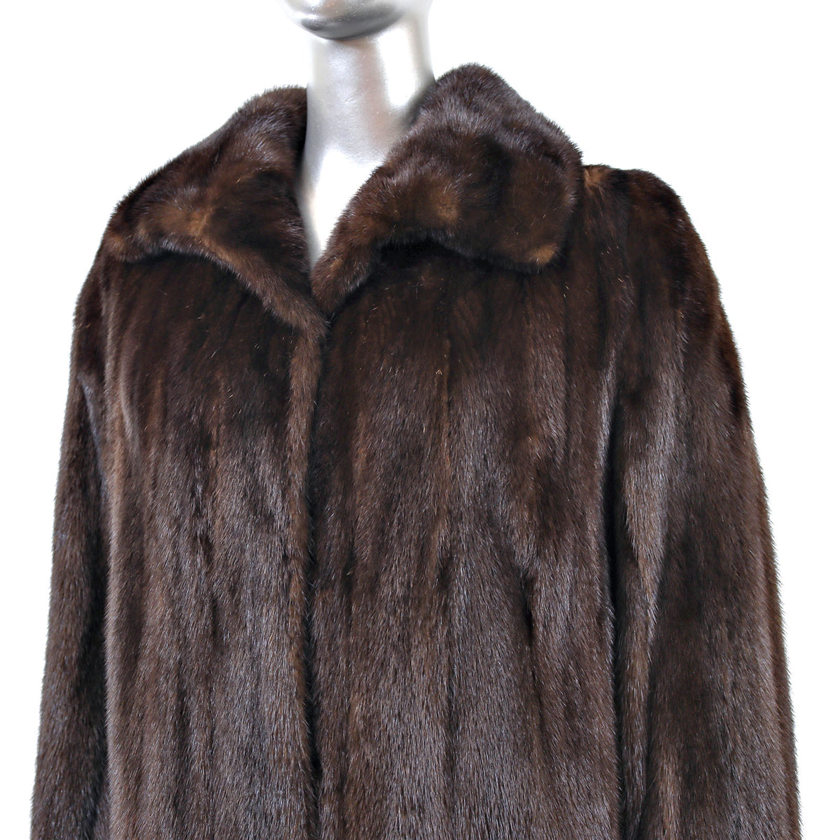 Brown Mink Coat- Size L
