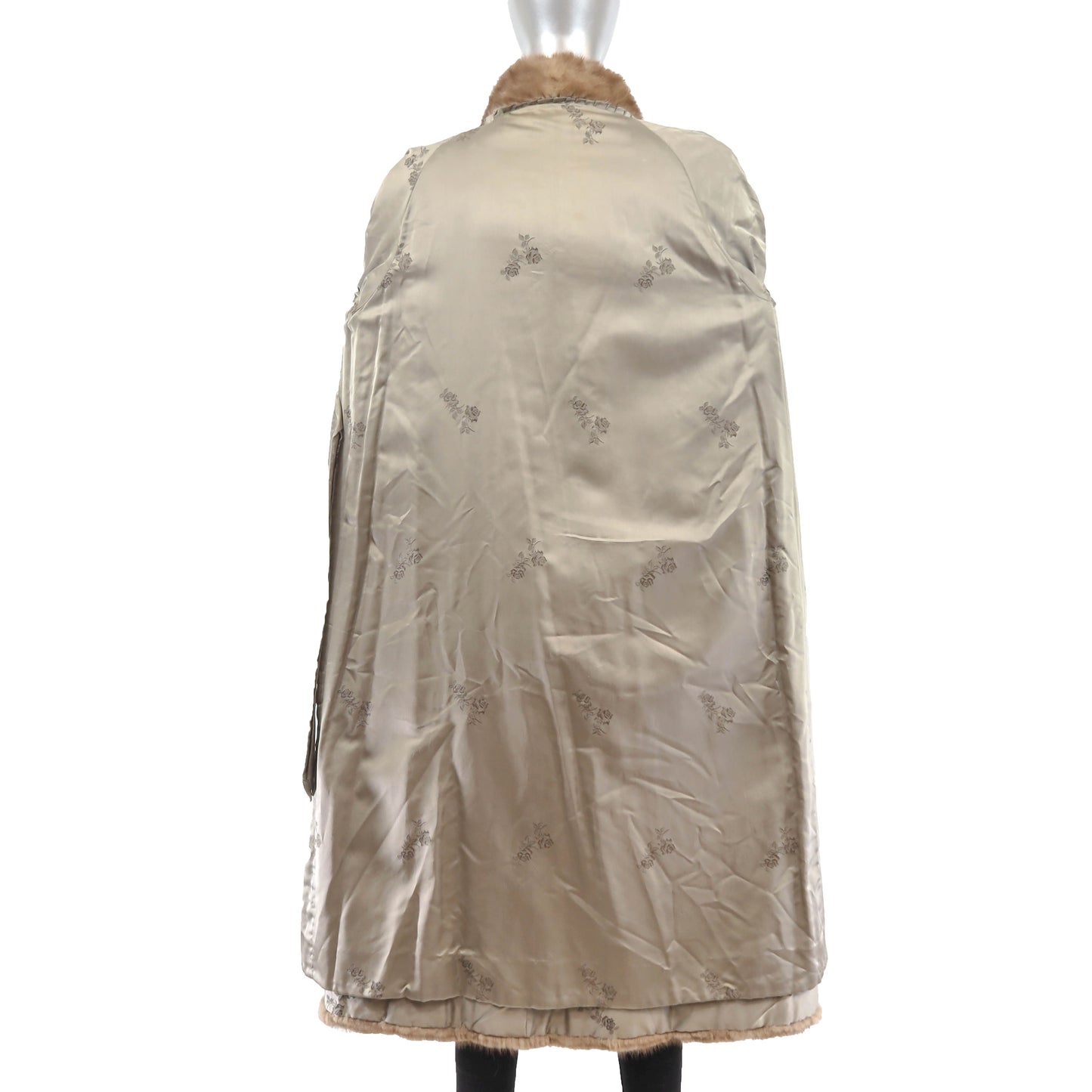 Light Brown Mink Coat- Size M