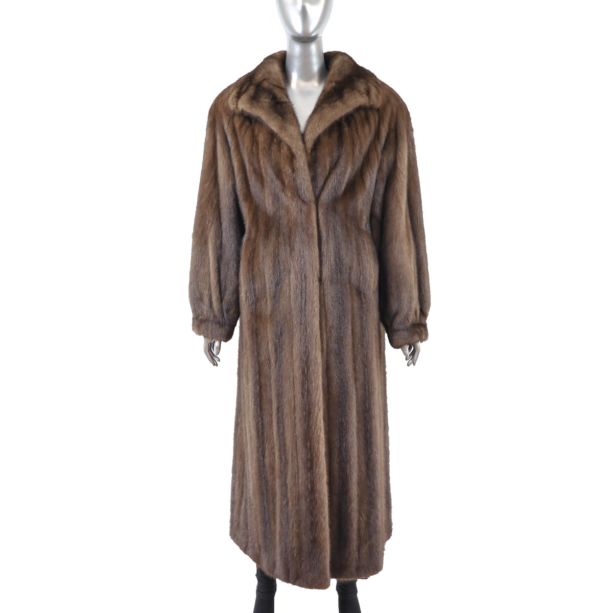 Brown Mink Coat- Size L