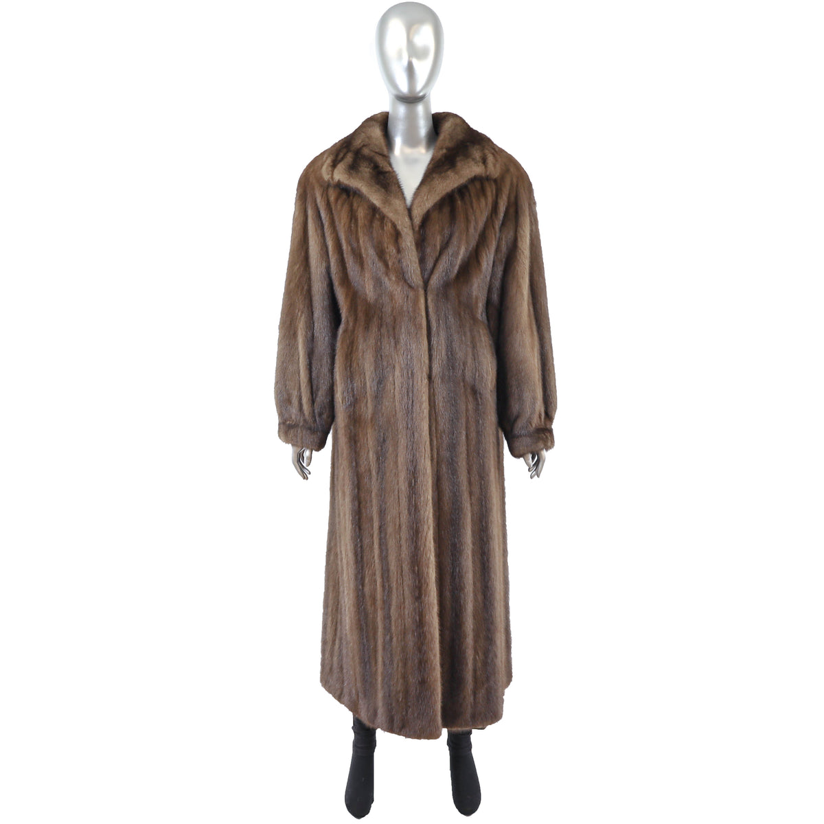 Brown Mink Coat- Size L