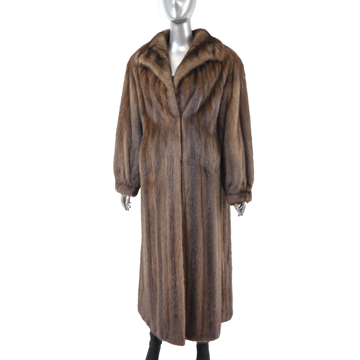 Brown Mink Coat- Size L