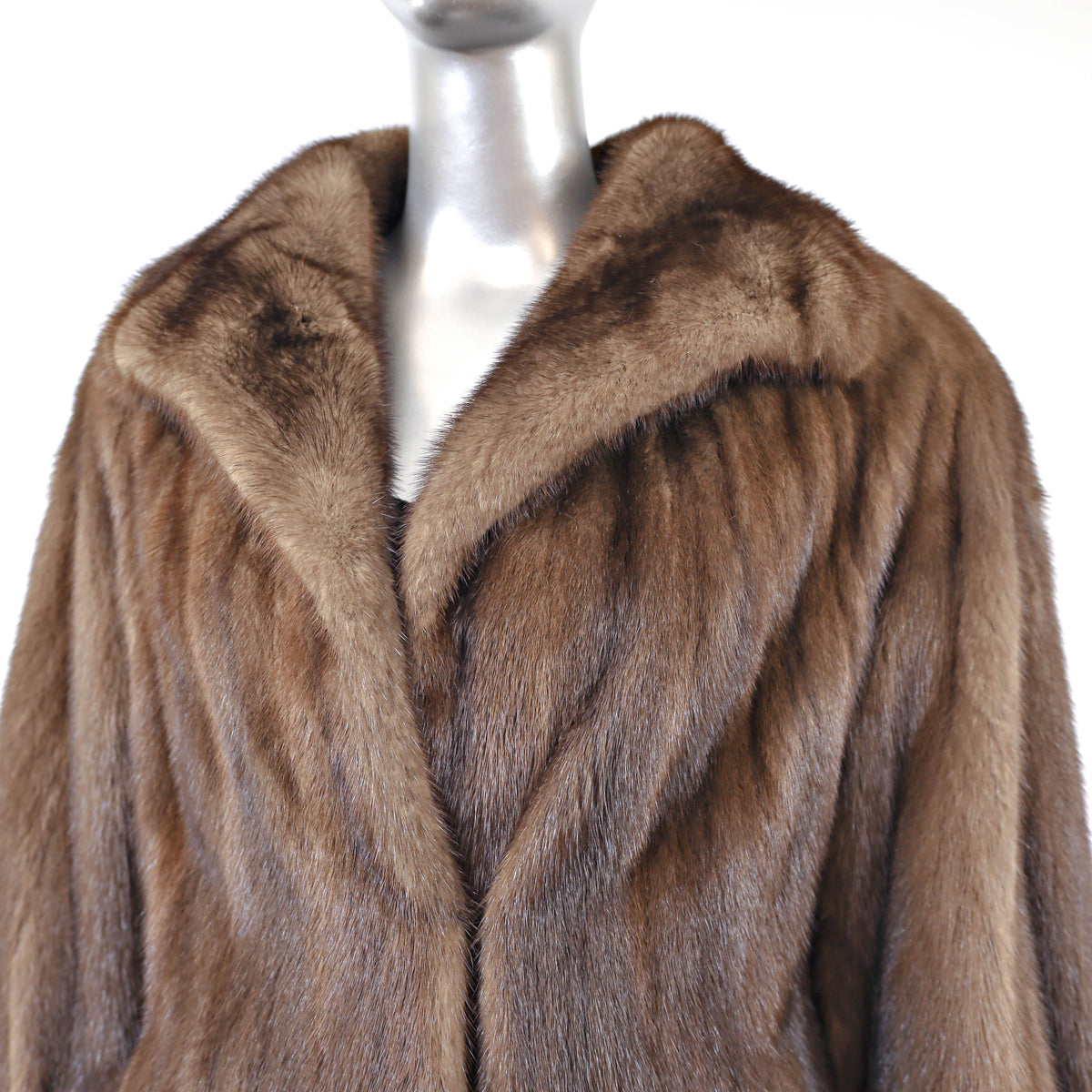 Brown Mink Coat- Size L