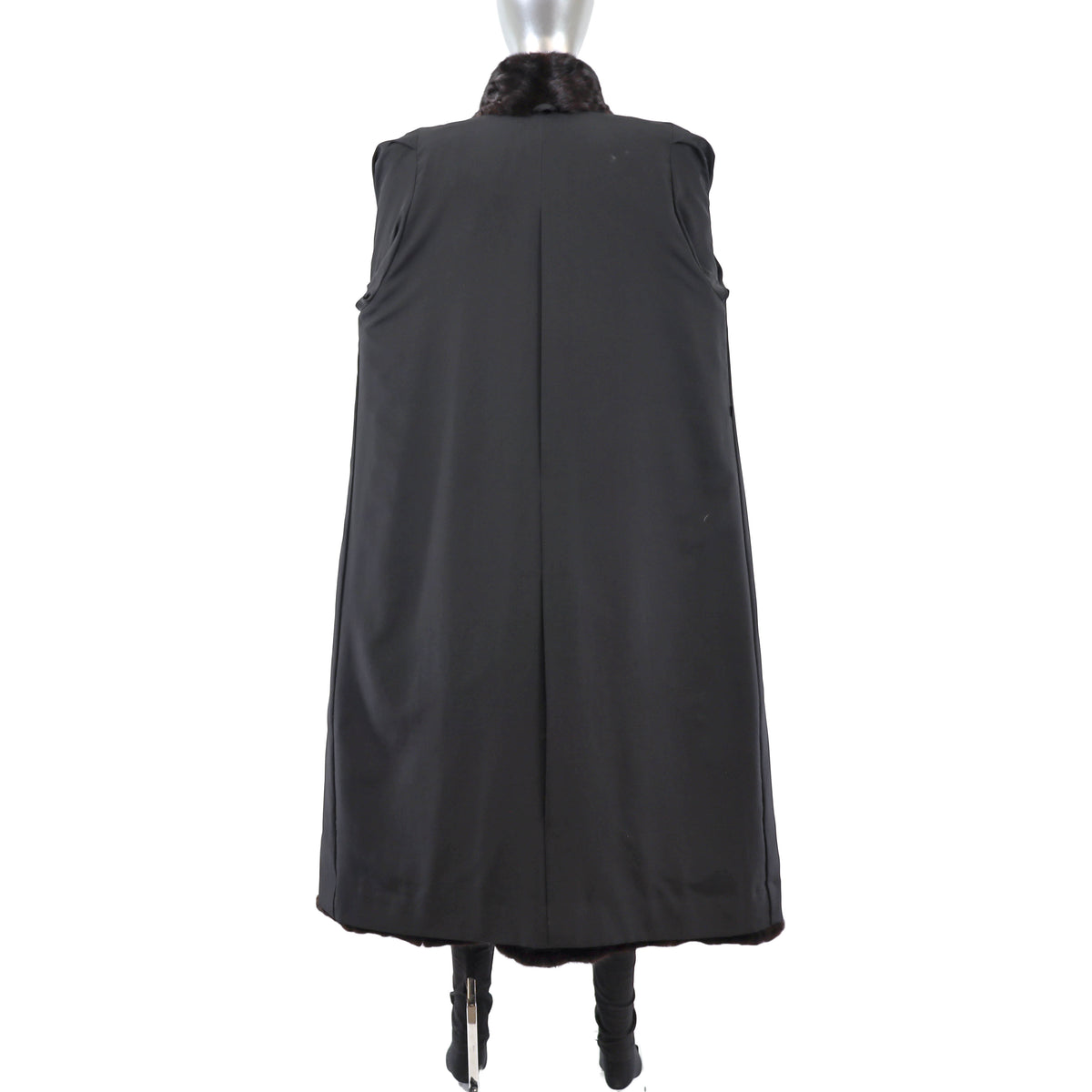 Black Mink Coat- Size L