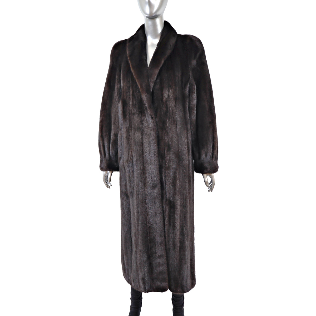 Black Mink Coat- Size L