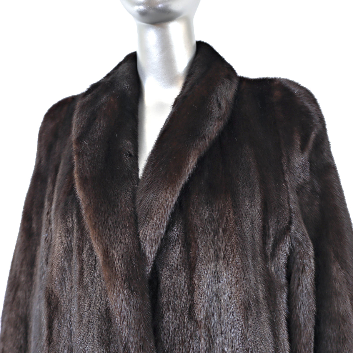 Black Mink Coat- Size L