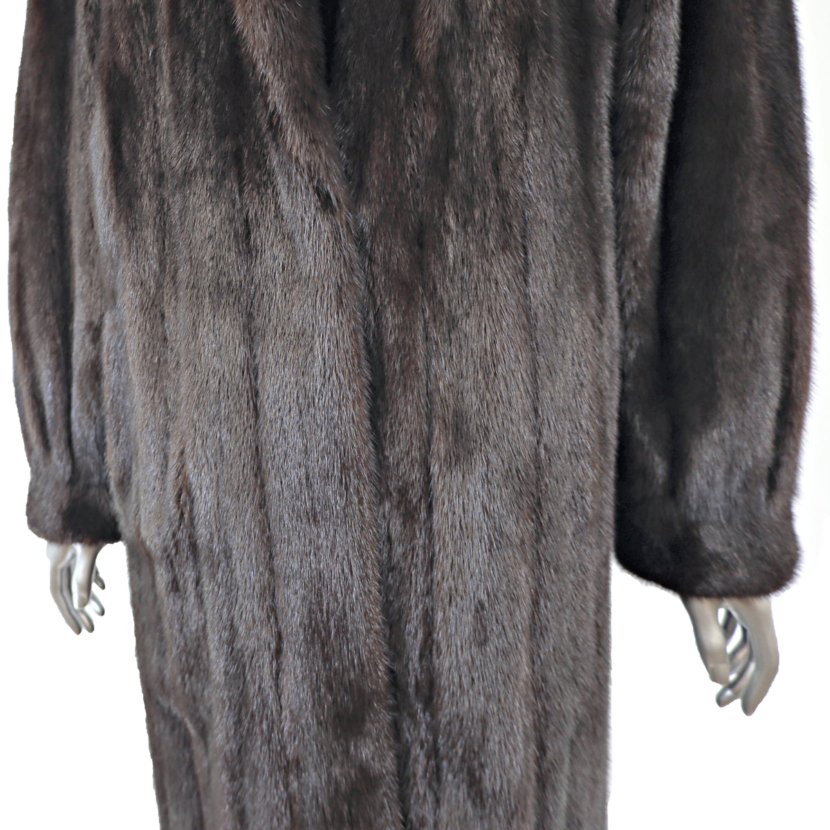 Black Mink Coat- Size L