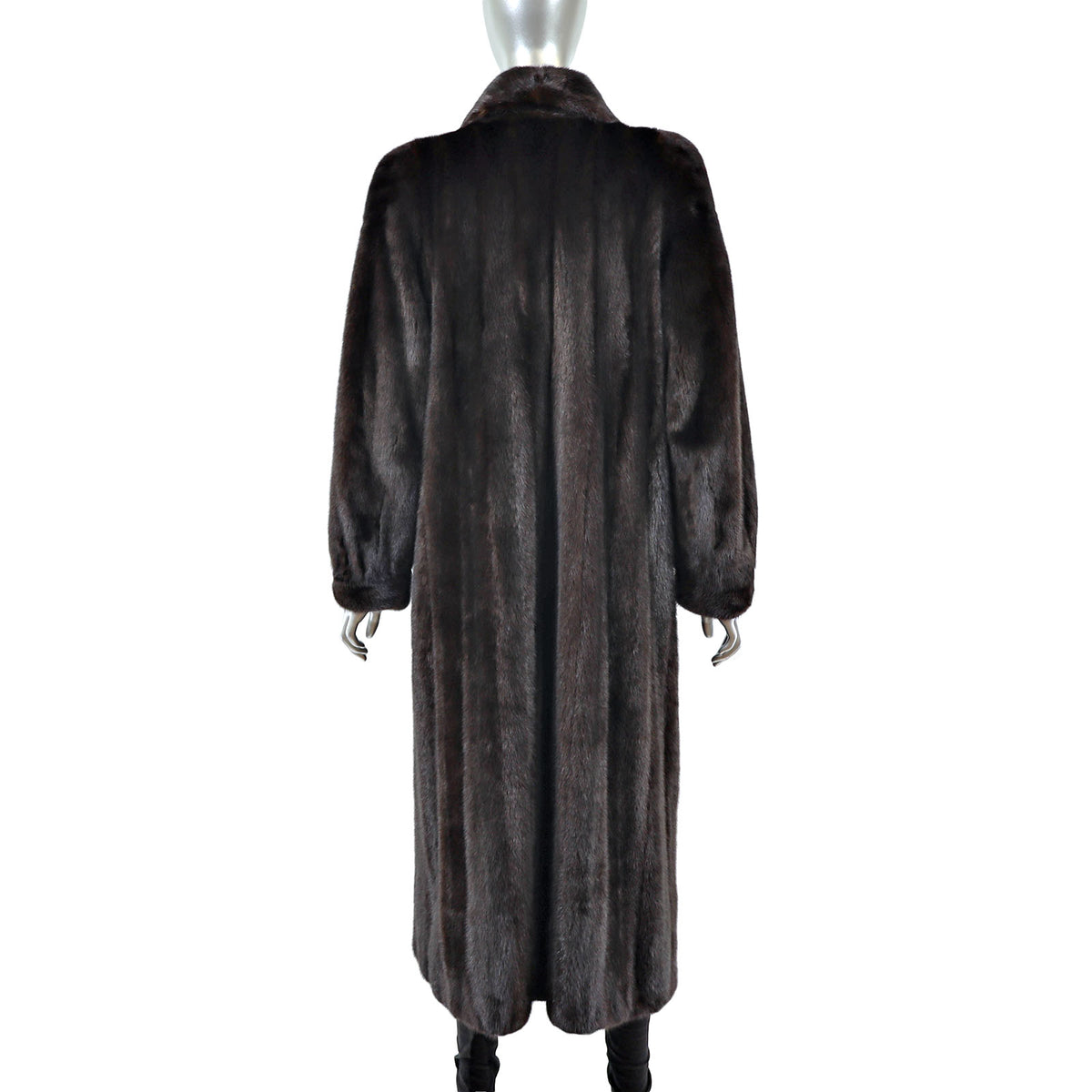 Black Mink Coat- Size L