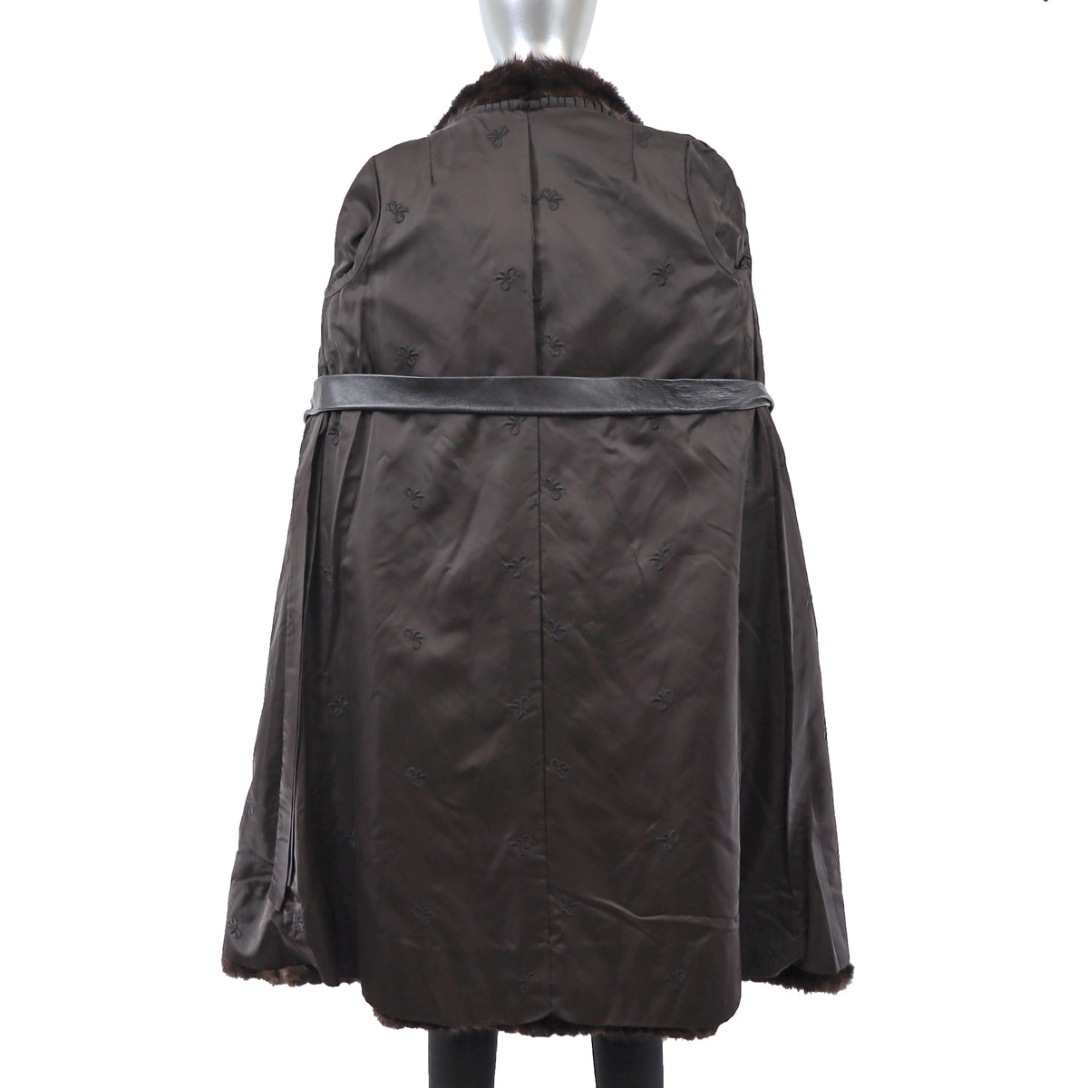 Dark Brown Mink Coat- Size M