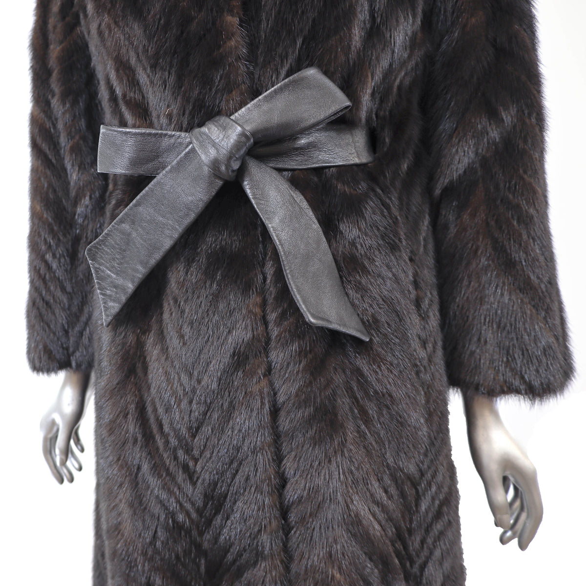 Dark Brown Mink Coat- Size M