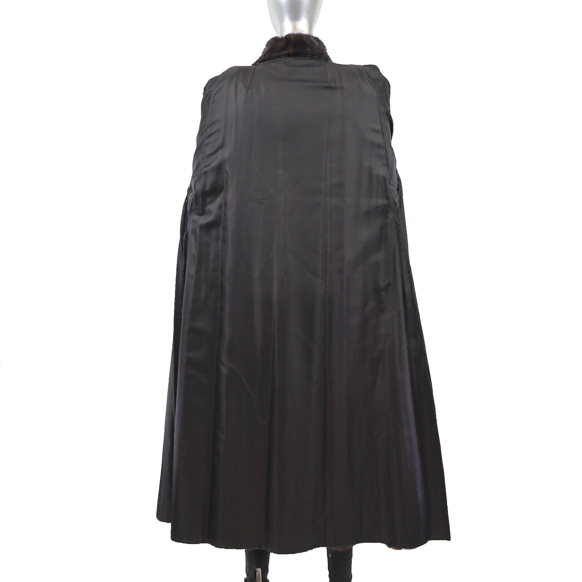 Dark Brown Mink Coat- Size L