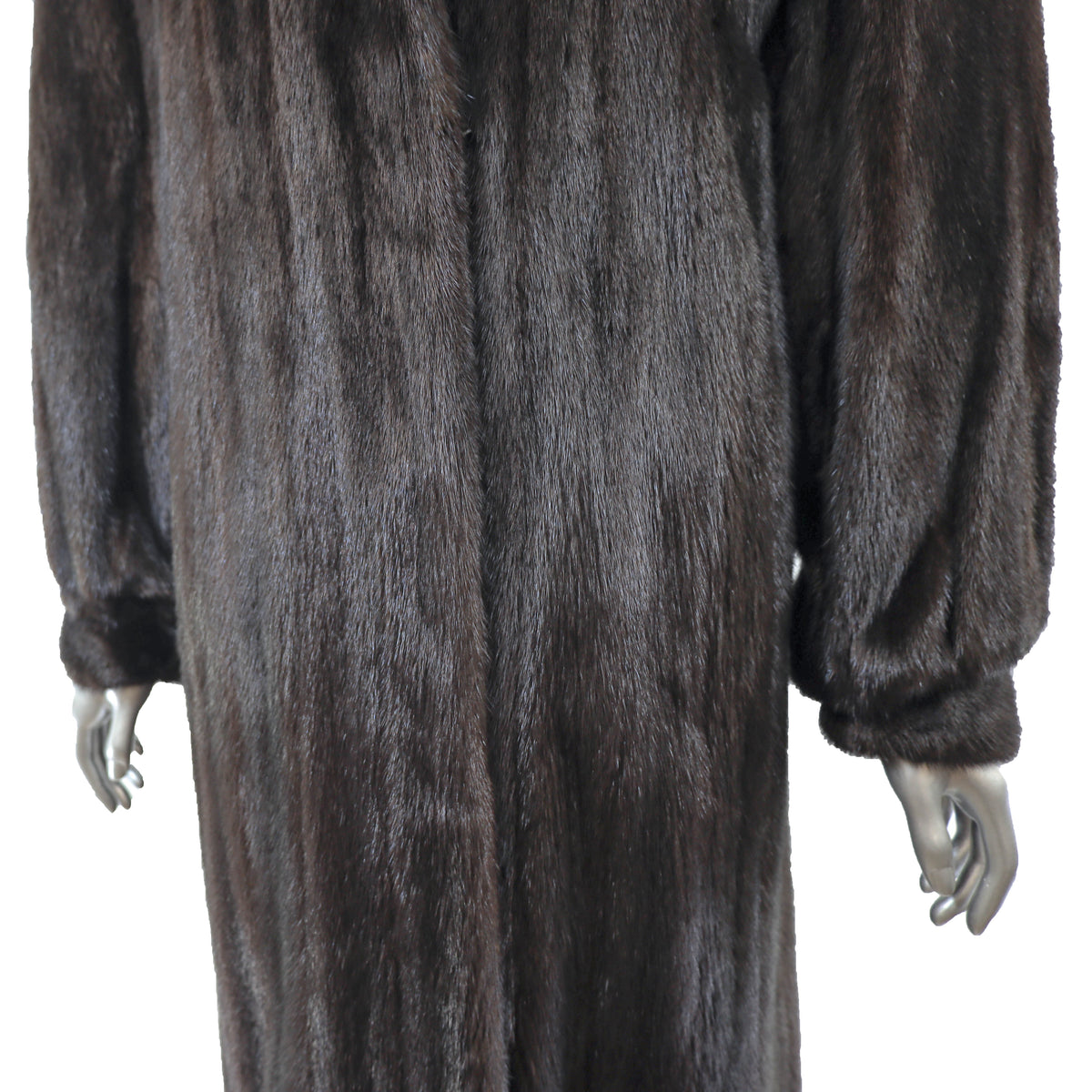 Dark Brown Mink Coat- Size L