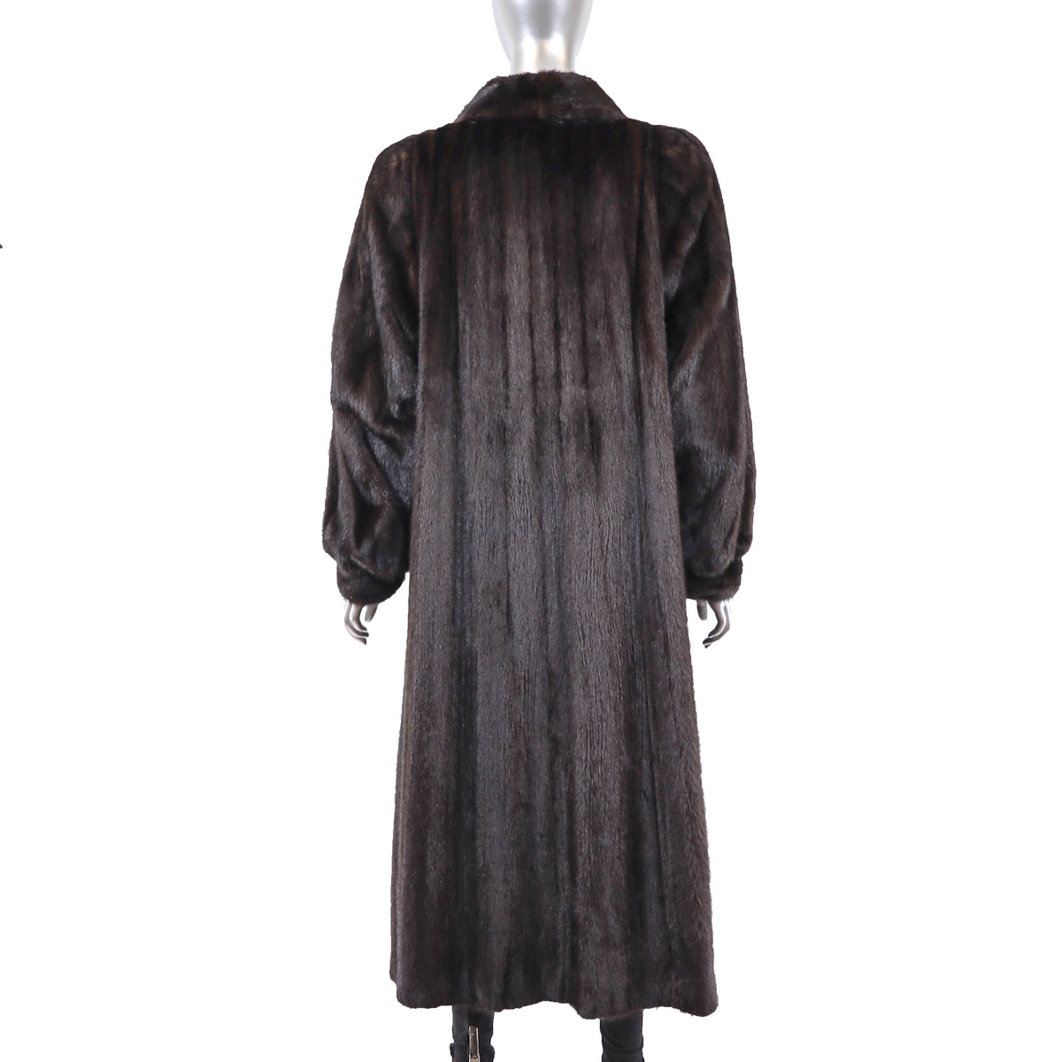 Dark Brown Mink Coat- Size L