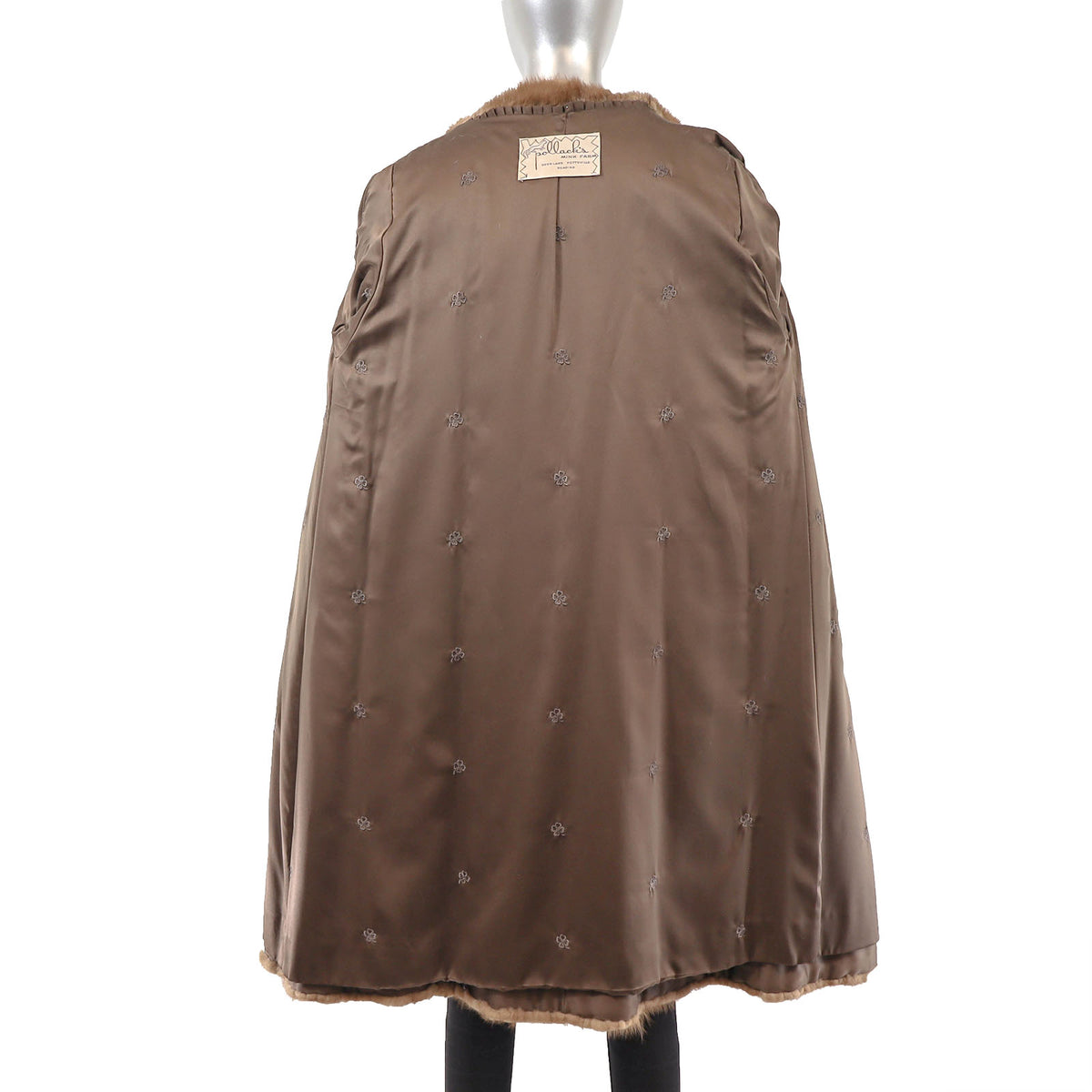 Light Brown Mink Coat- Size M