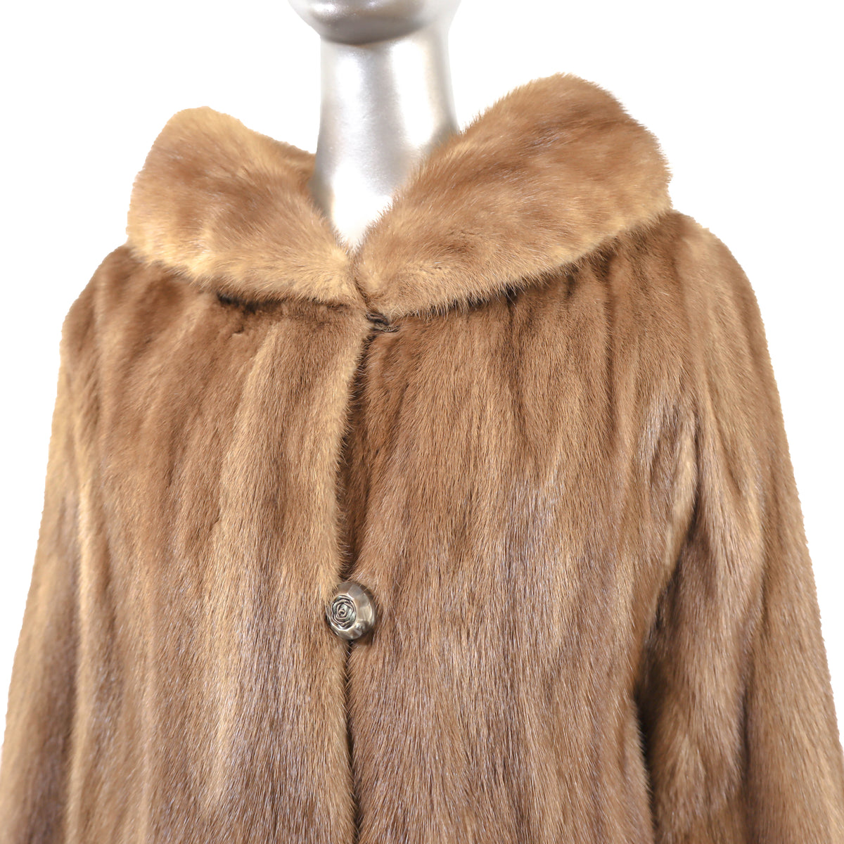 Light Brown Mink Coat- Size M