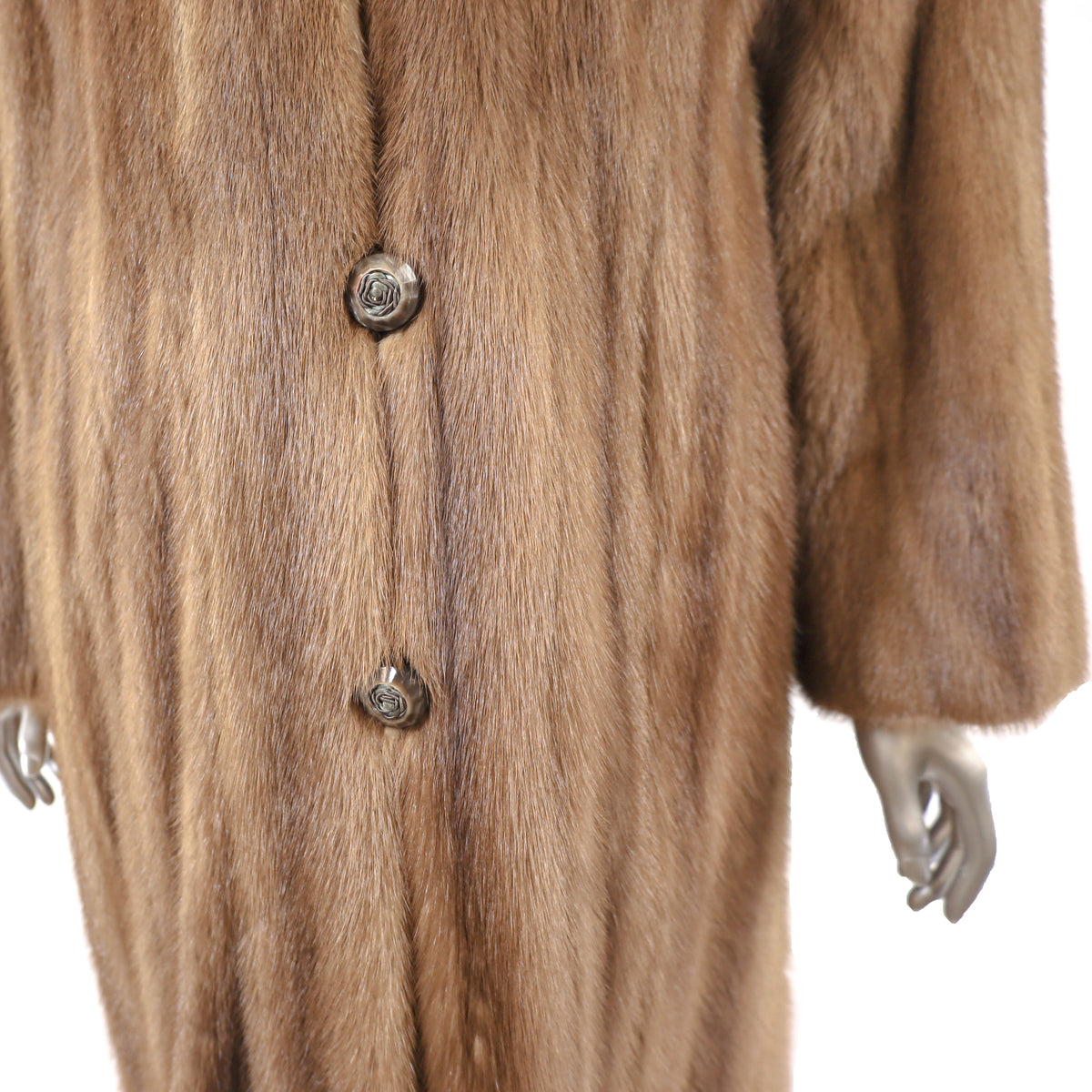 Light Brown Mink Coat- Size M
