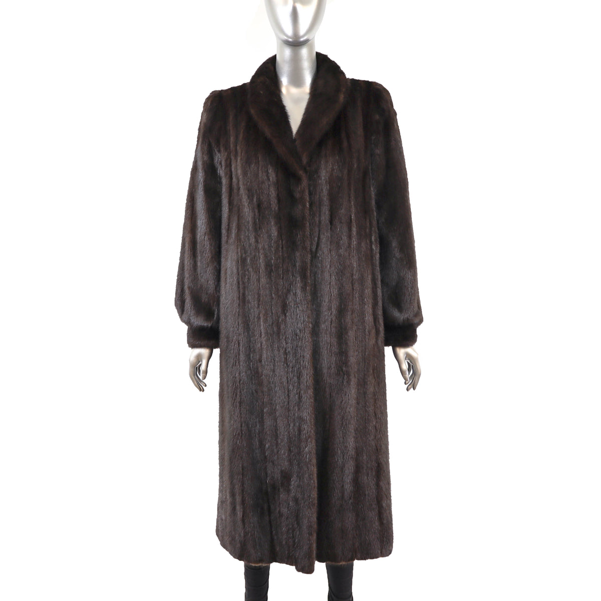 Dark Brown Mink Coat- Size S
