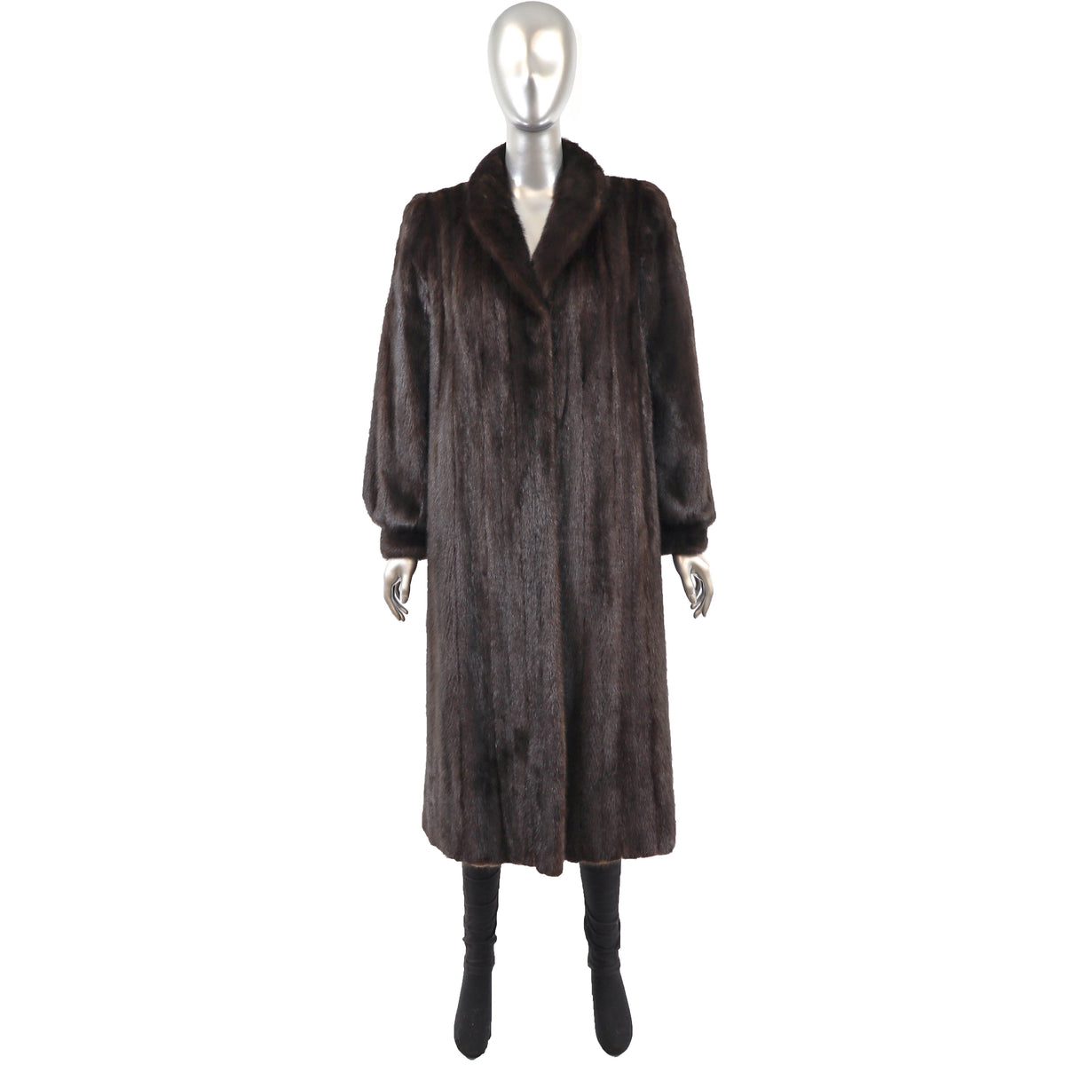 Dark Brown Mink Coat- Size S